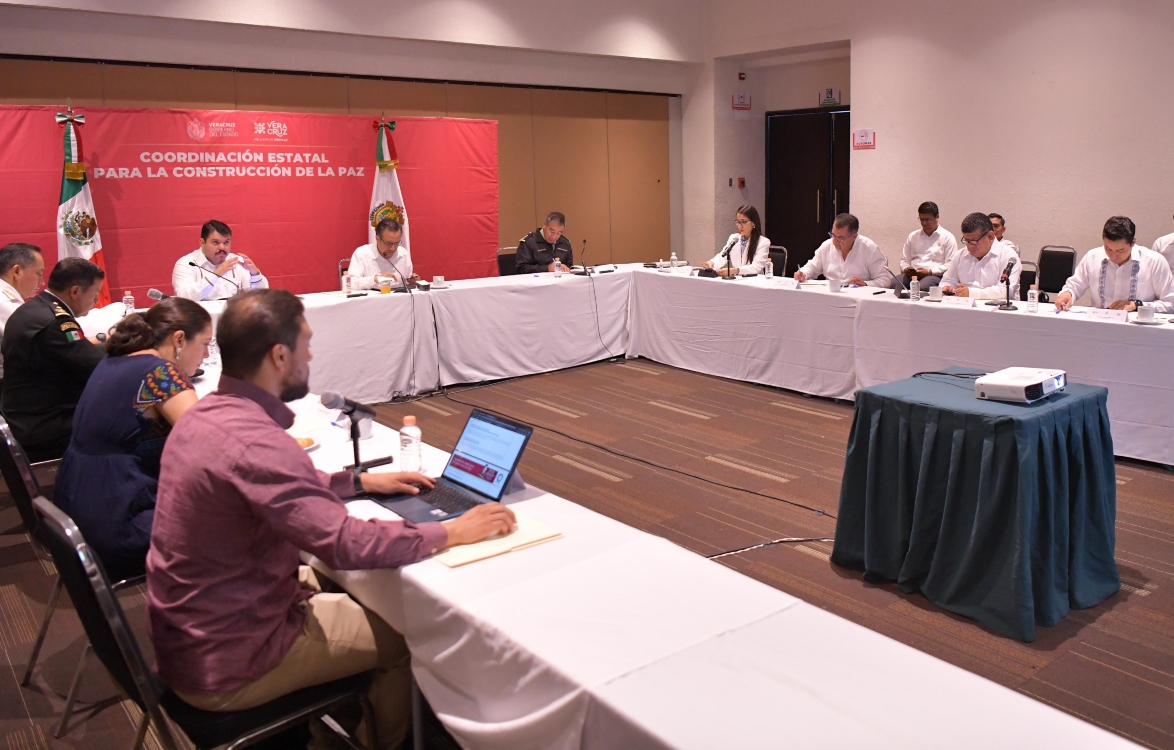En Boca del Río sesionó la Mesa de Coordinación para la Construcción de la Paz