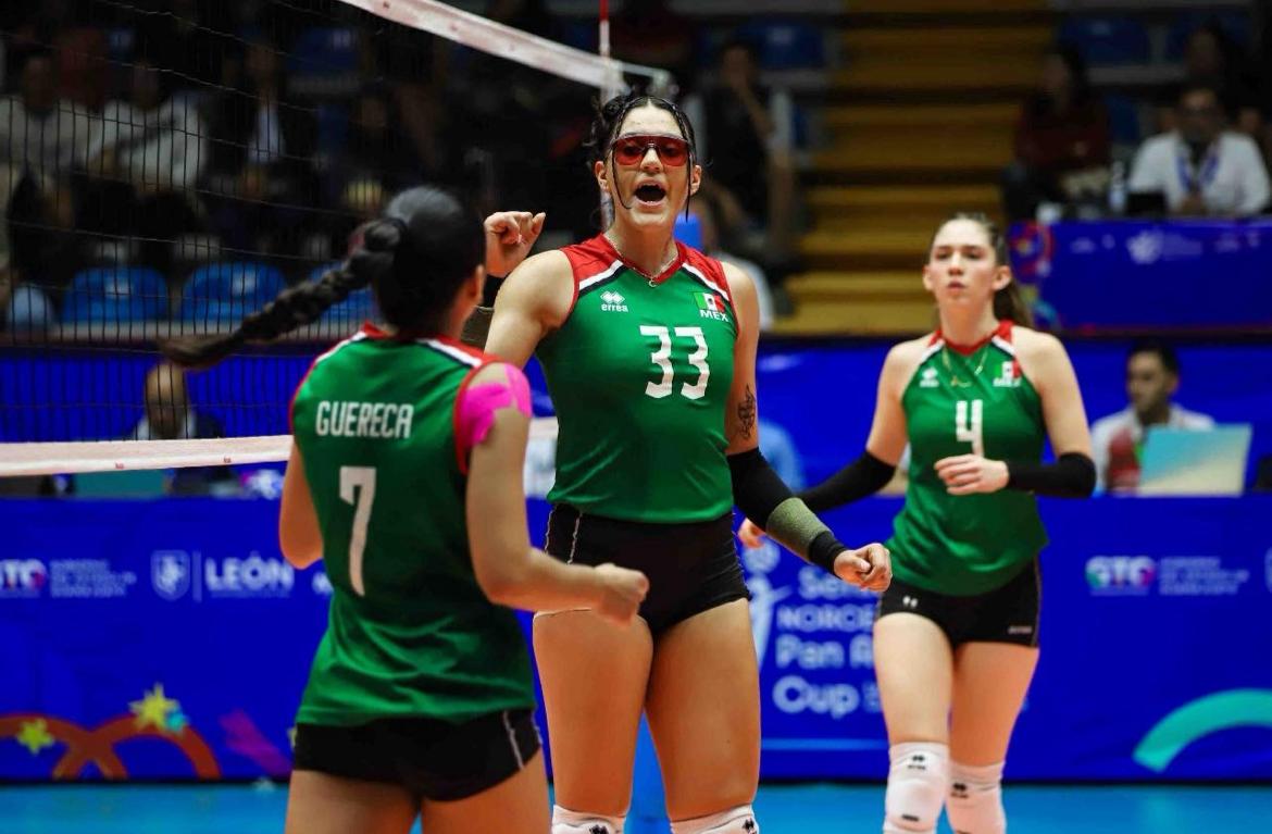 Debuta México con triunfo en Copa Panamericana Femenil de Voleibol de Sala
