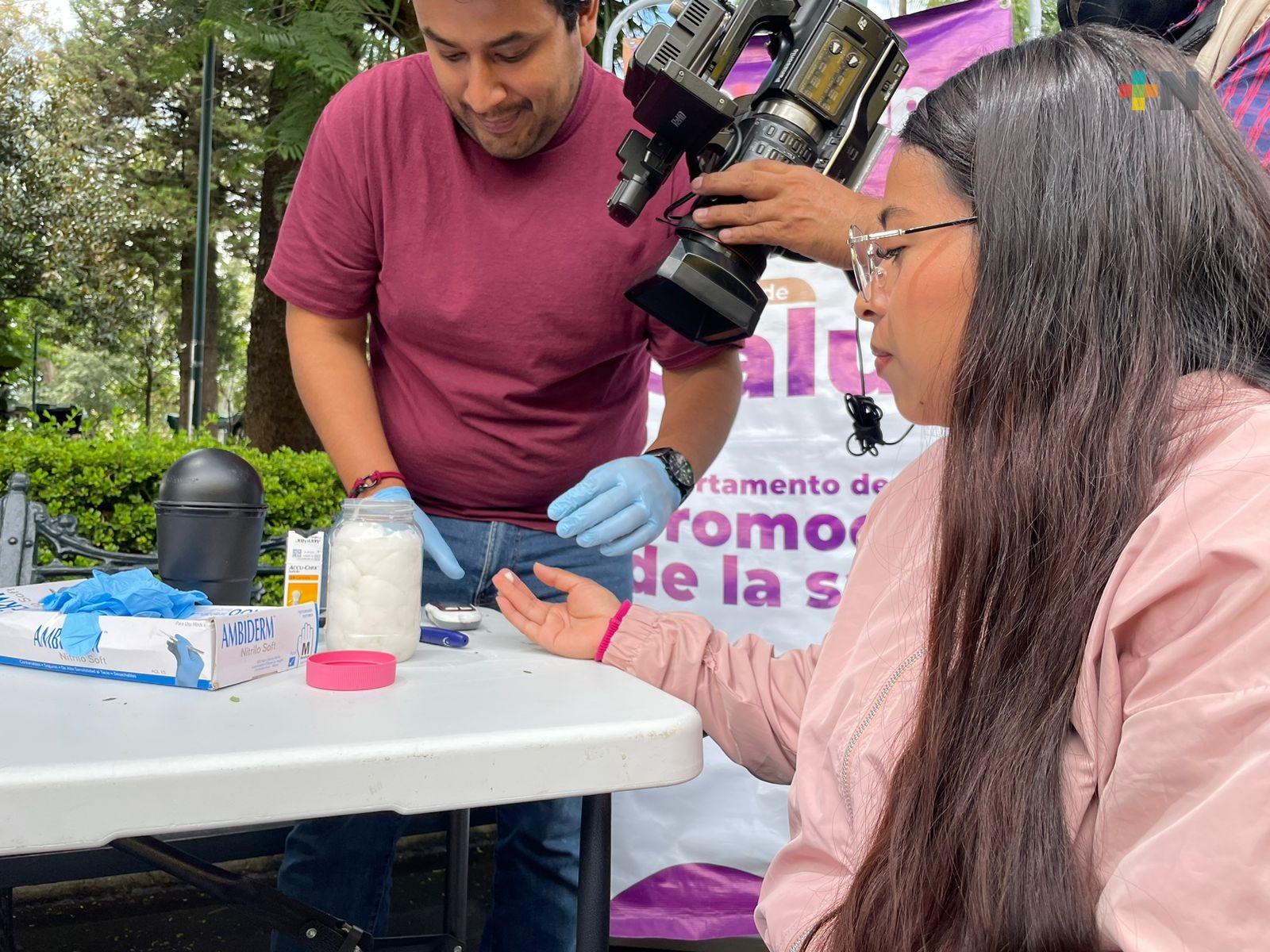 Toma de glucosa y presión arterial servicios más solicitados en jornadas de salud