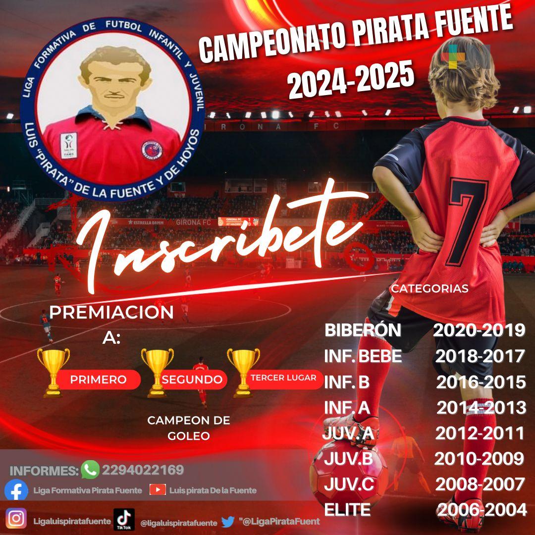 La Liga Pirata Fuente abre sus inscripciones, para la Temporada «Carlos Barra»