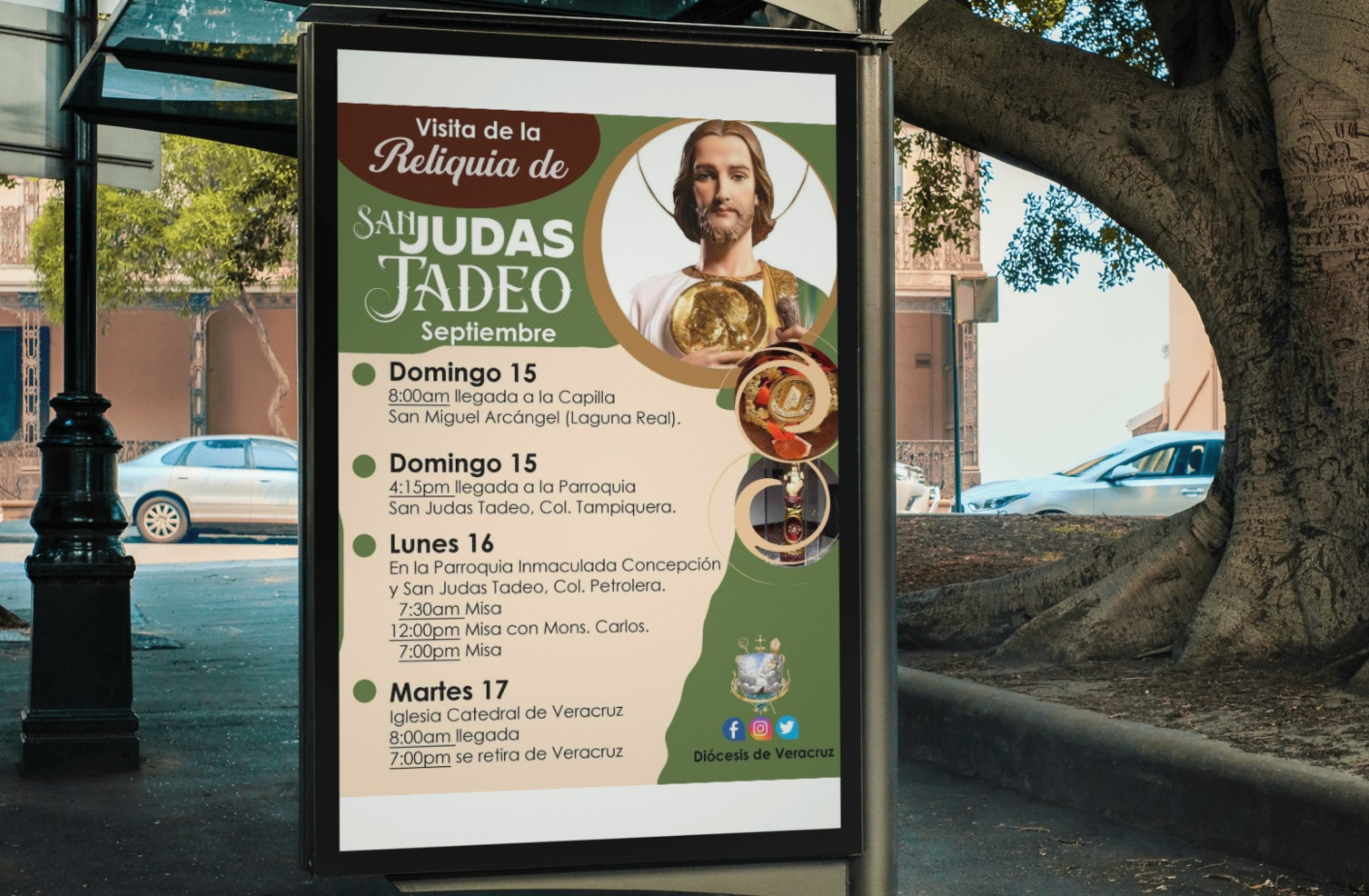 Tres días podrán ver reliquia de San Judas Tadeo fieles de zona Veracruz-Boca del Río