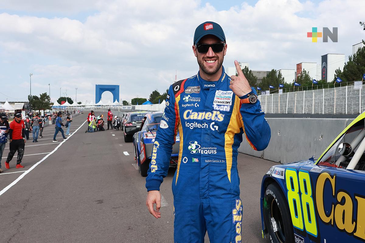 Rubén García Jr. se quedó con la pole position para la “Commscope140” de Nascar México Series