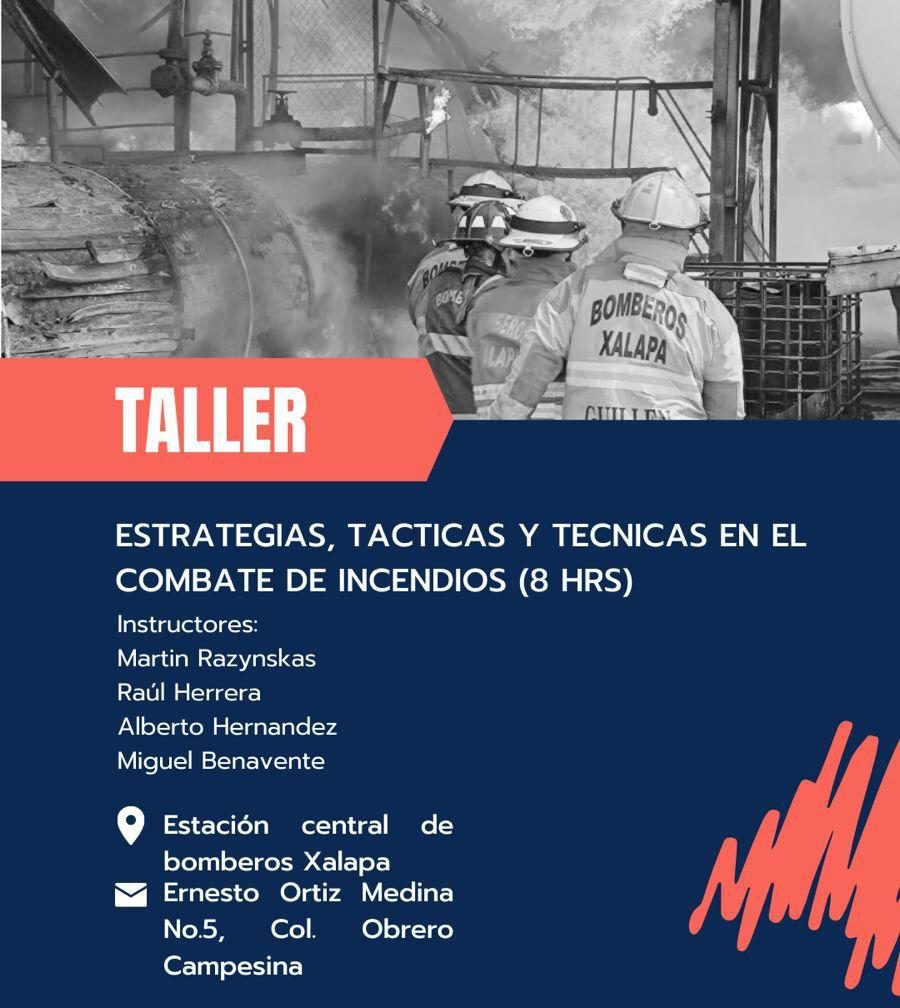 Bomberos reciben capacitación, acuden a Xalapa elementos de varias entidades