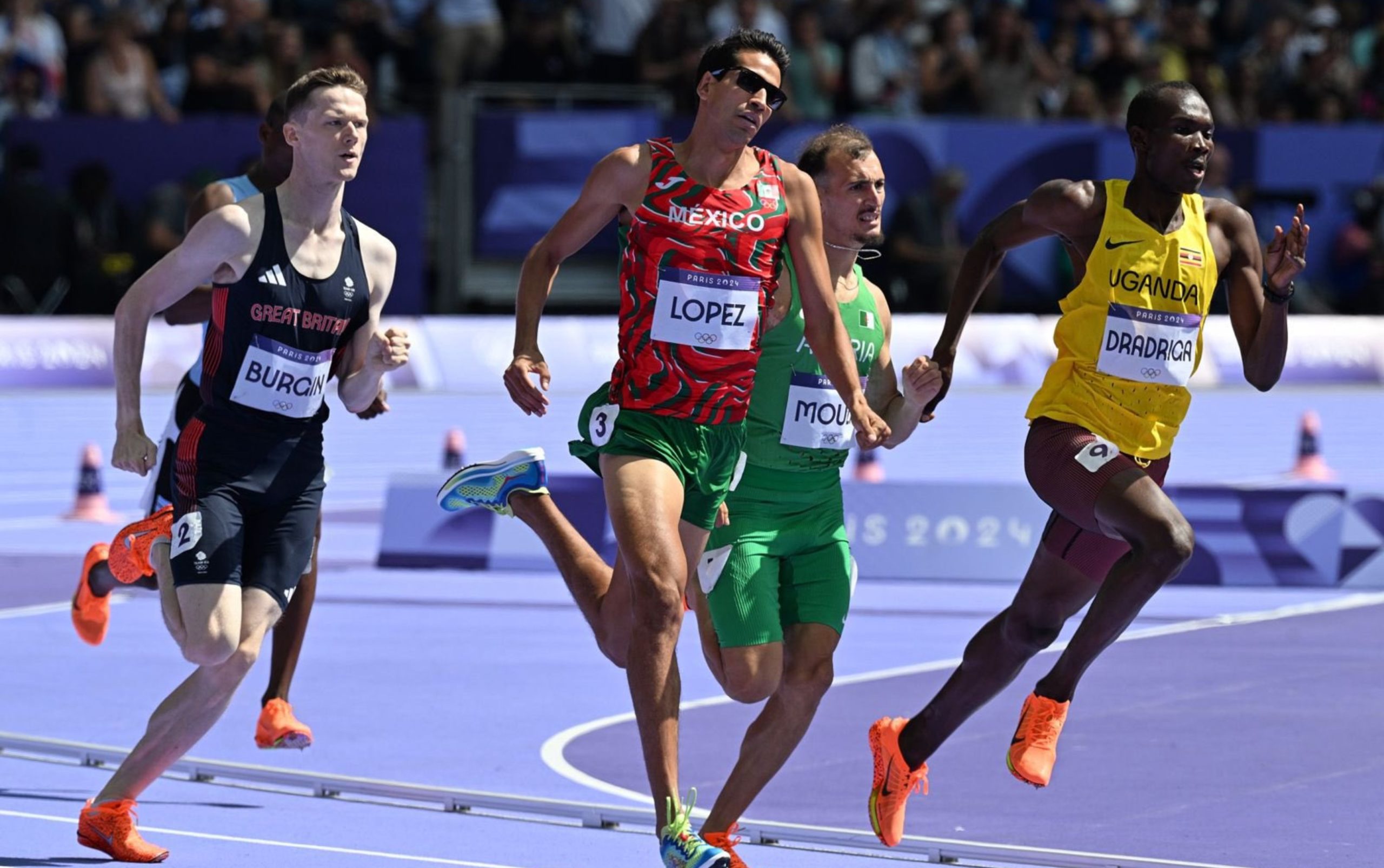 Va Tonatiú López al repechaje de los 800 metros planos en París 2024