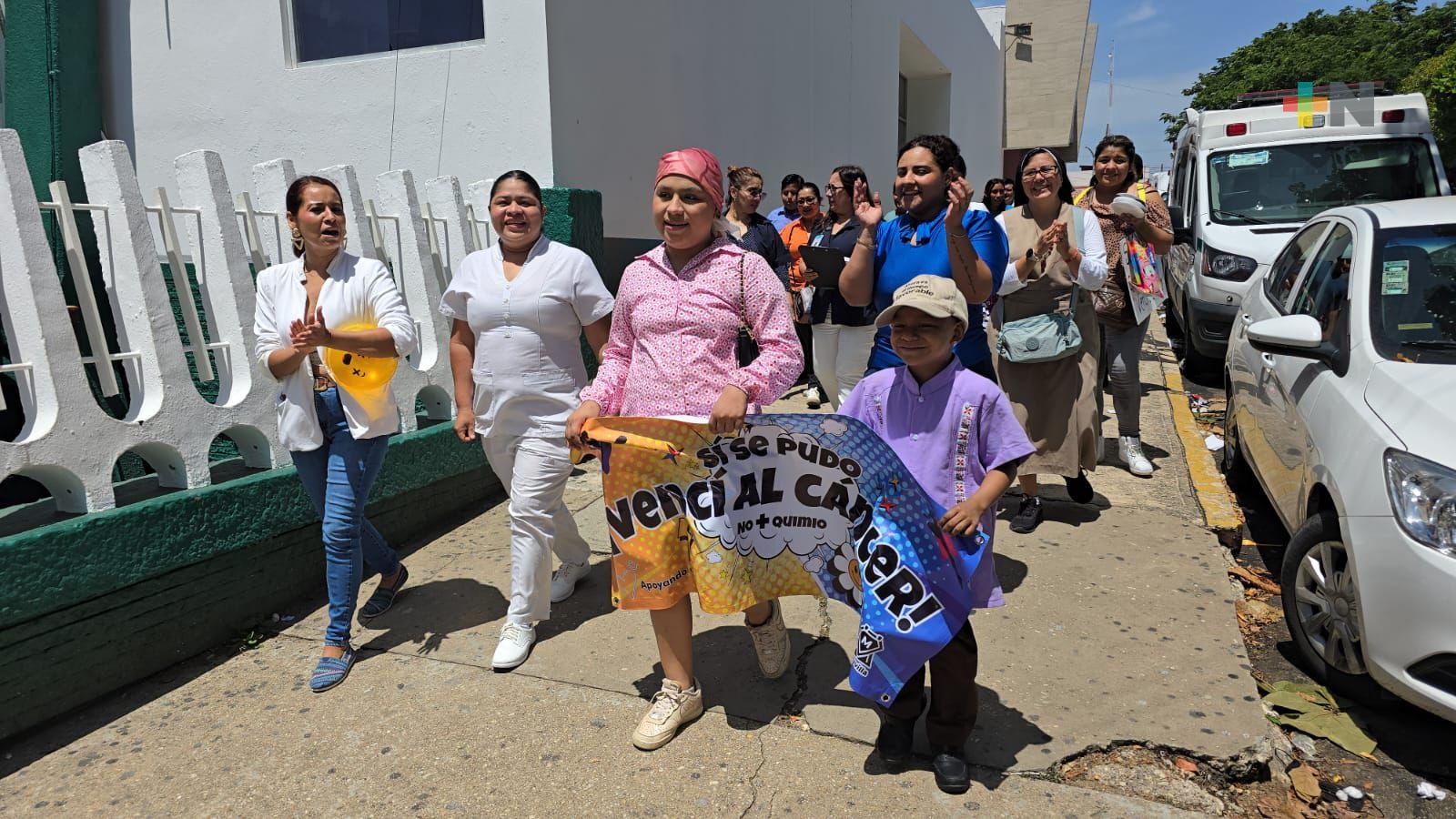 Tres infantes superan el cáncer en Coatzacoalcos