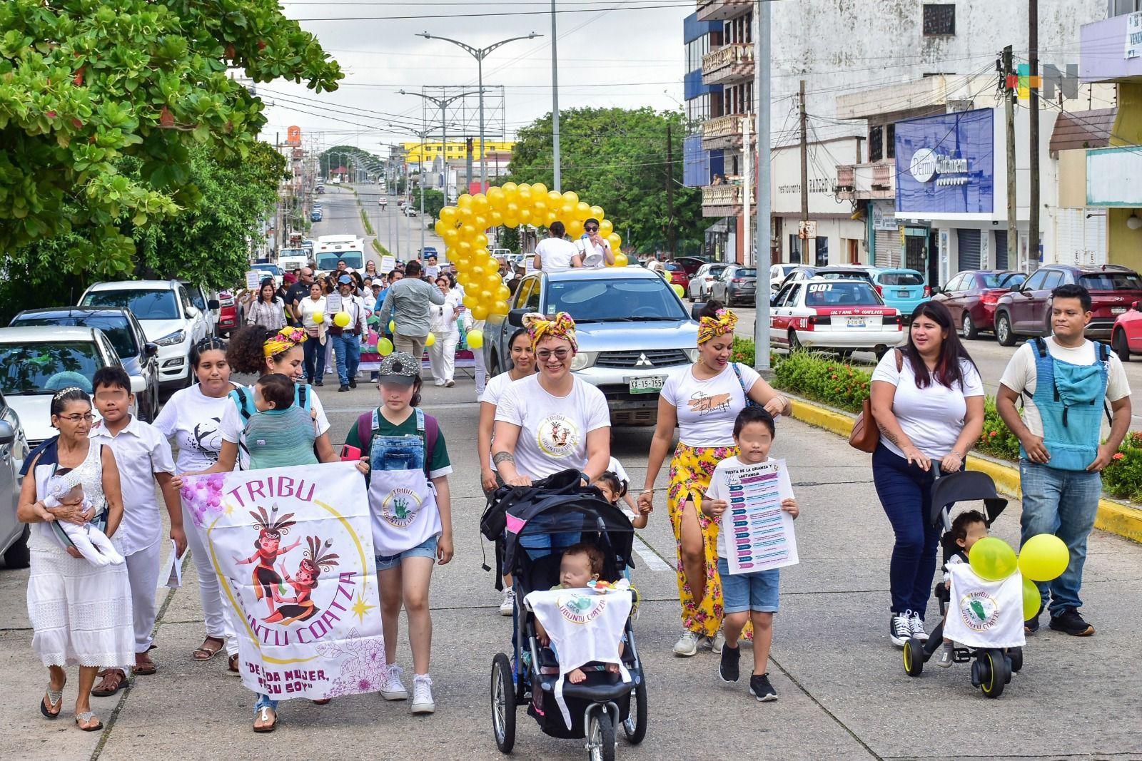 Inicia Semana Mundial de la Lactancia Materna en Coatzacoalcos
