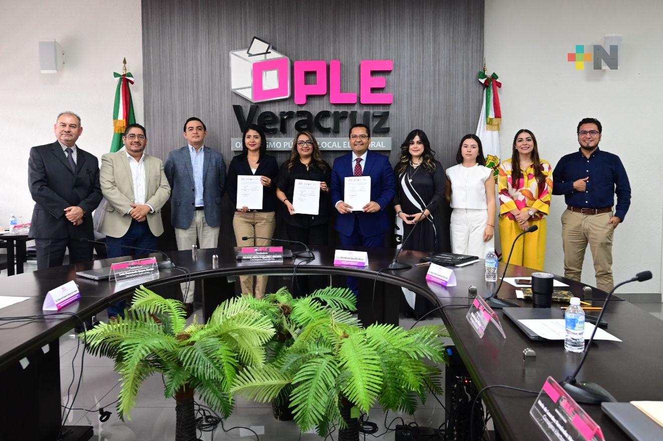 OPLE Veracruz signa convenio con la Comisión Ejecutiva Estatal de Atención Integral a Víctimas