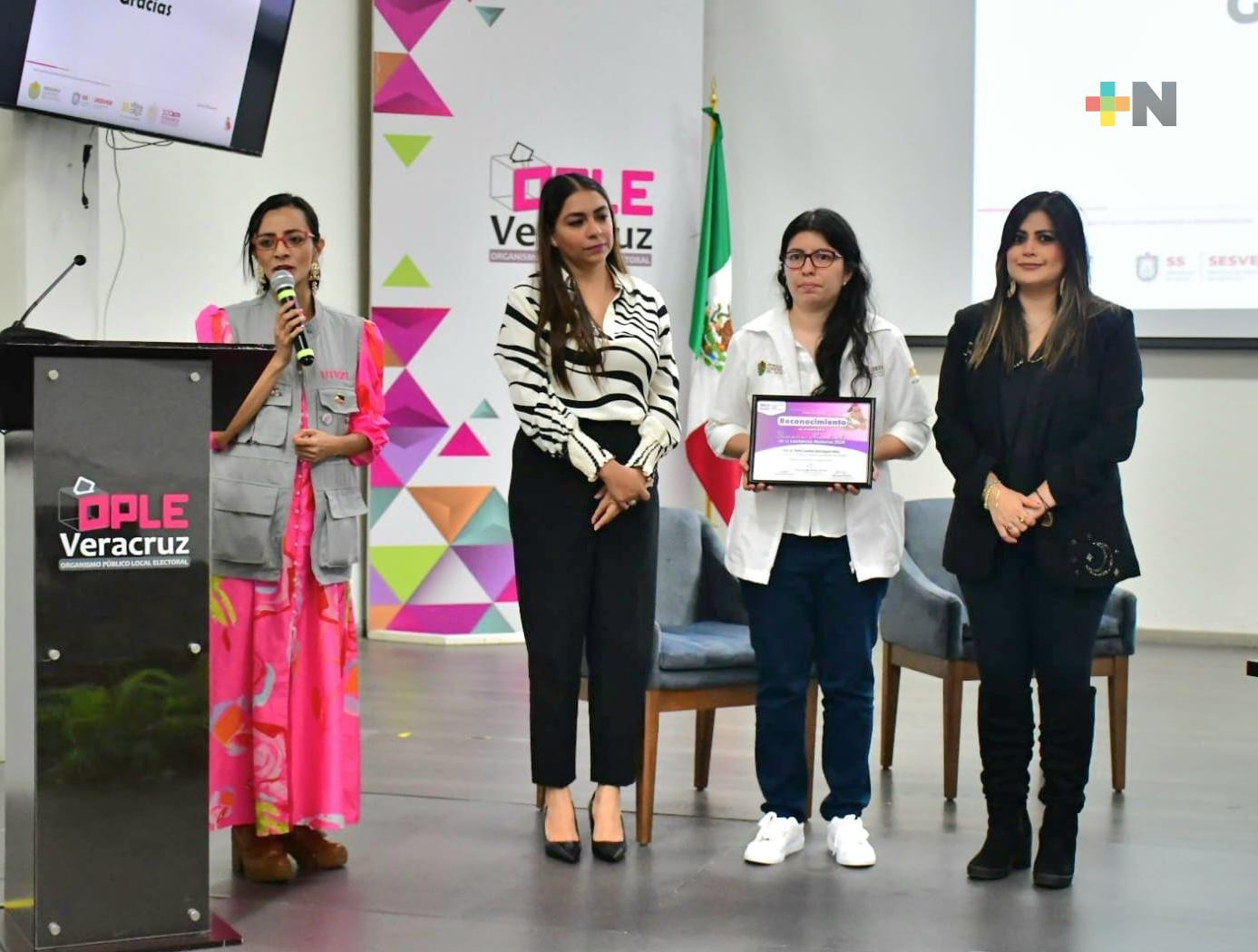 Se suma OPLE Veracruz a la Semana Mundial de la Lactancia Materna 2024