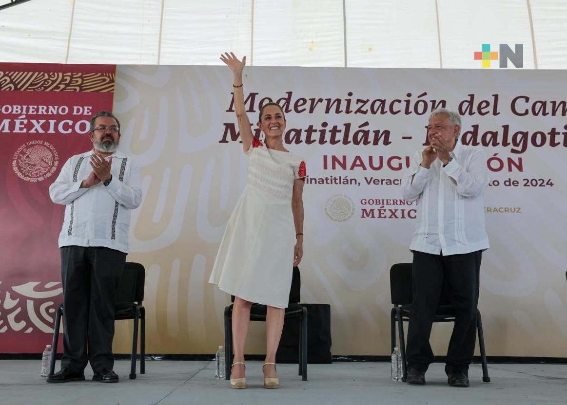 Somos un equipo por el bienestar de Veracruz y del pueblo de México: Claudia Sheinbaum