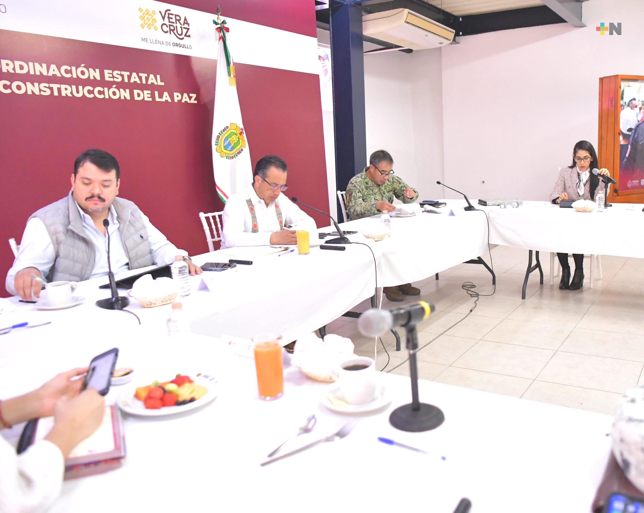 La Mesa para Construcción de la Paz sesionó en Emiliano Zapata, este martes