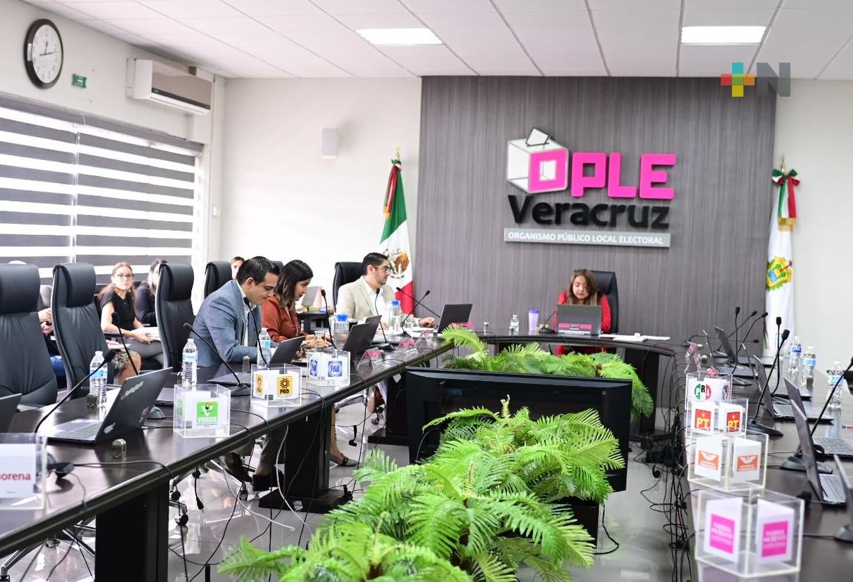 OPLE Veracruz aprueba creación e integración de Comisiones Temporales