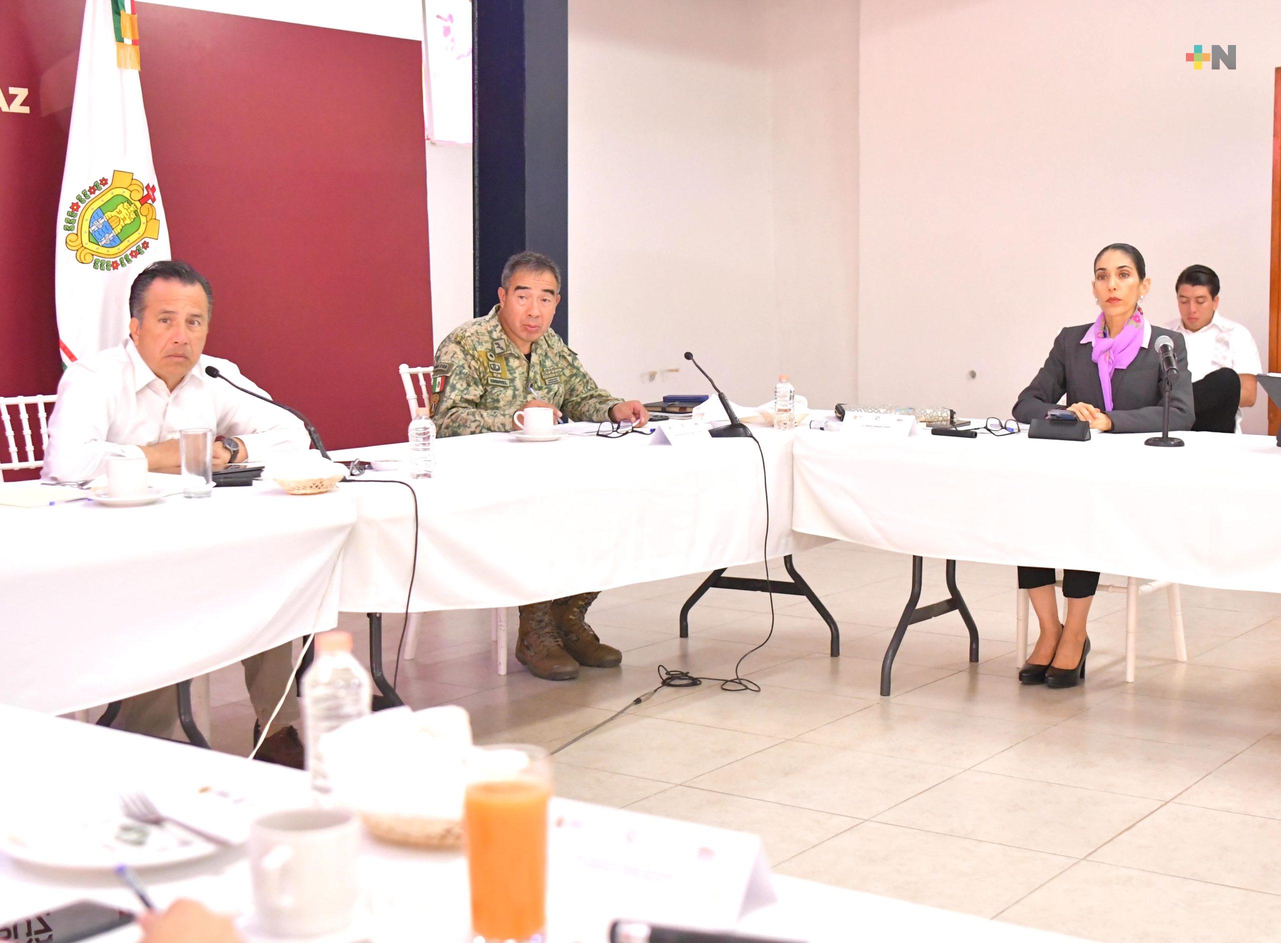 Gobernador encabeza la Mesa de Coesconpaz en Emiliano Zapata