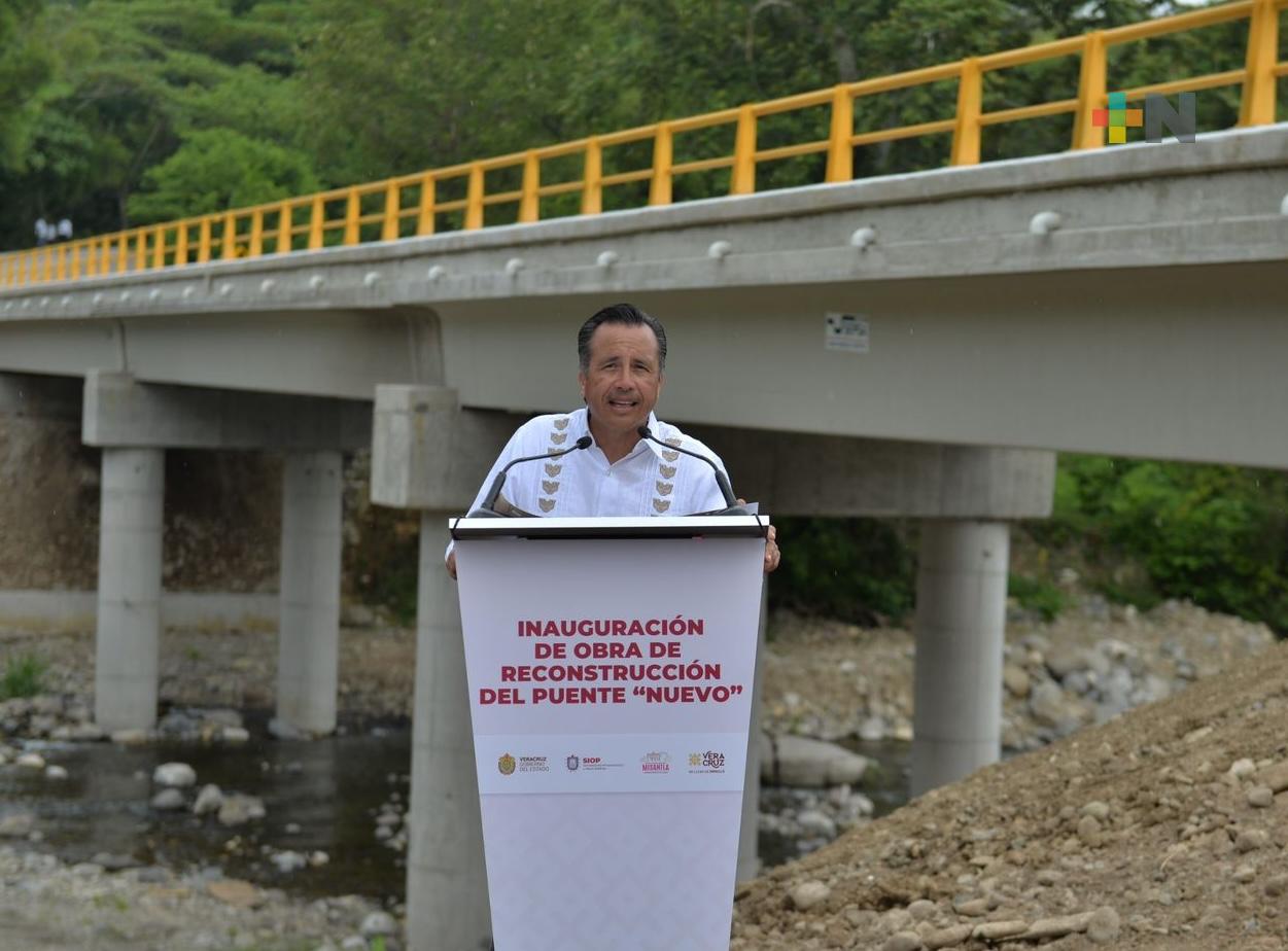 Con obras y seguridad, Cuitláhuac García le cumplió a Misantla