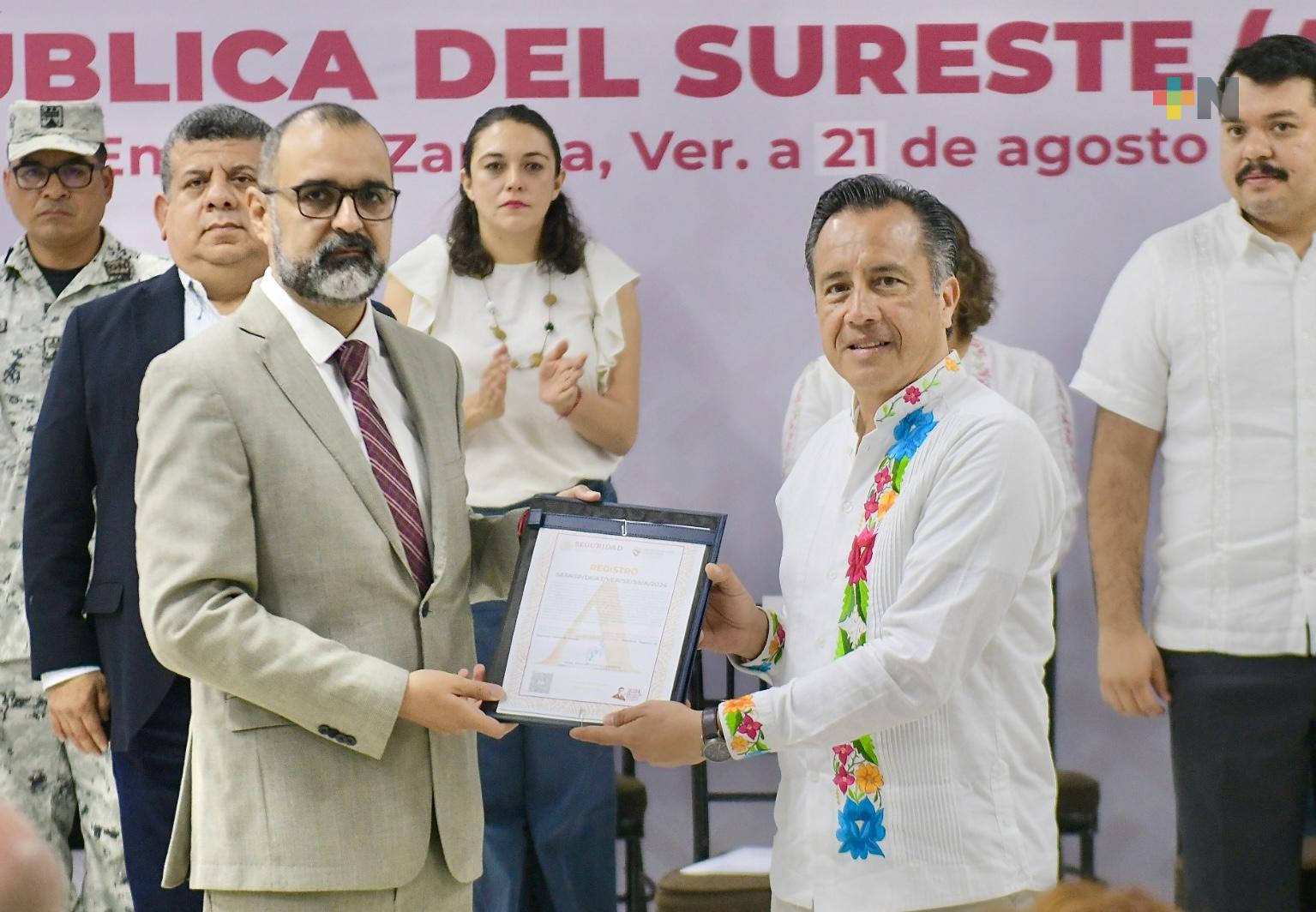 Academia Regional de Seguridad de Veracruz obtiene acreditación tipo A