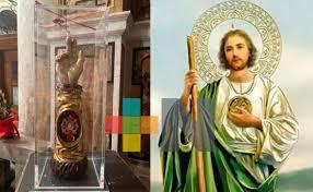 Definen recorrido parroquial en Veracruz-Boca del Río de reliquias de San Judas Tadeo