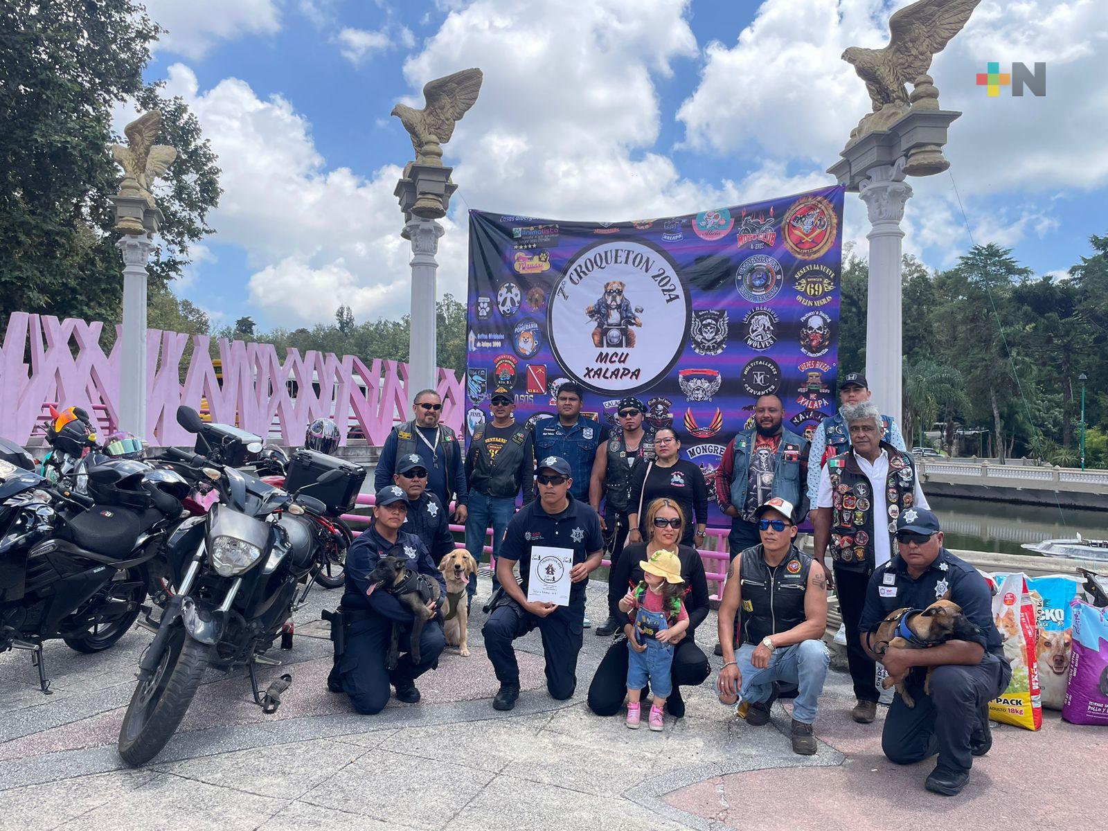 Motoclubs de Xalapa desarrollan con éxito el séptimo «Croquetón»