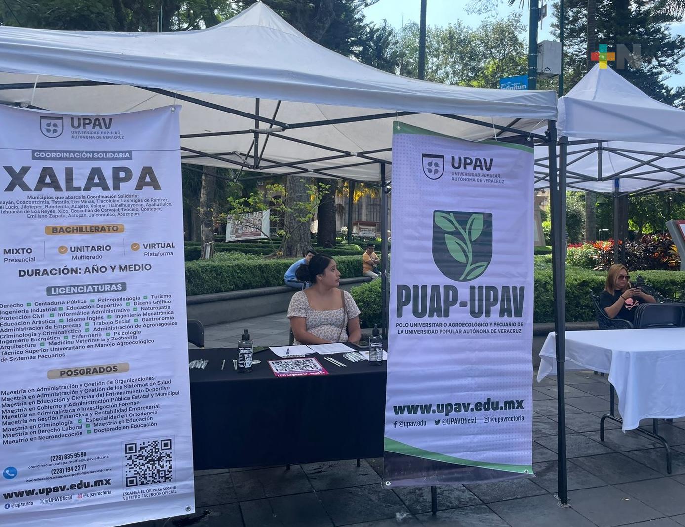 La UPAV realiza Feria Educativa en la capital del estado