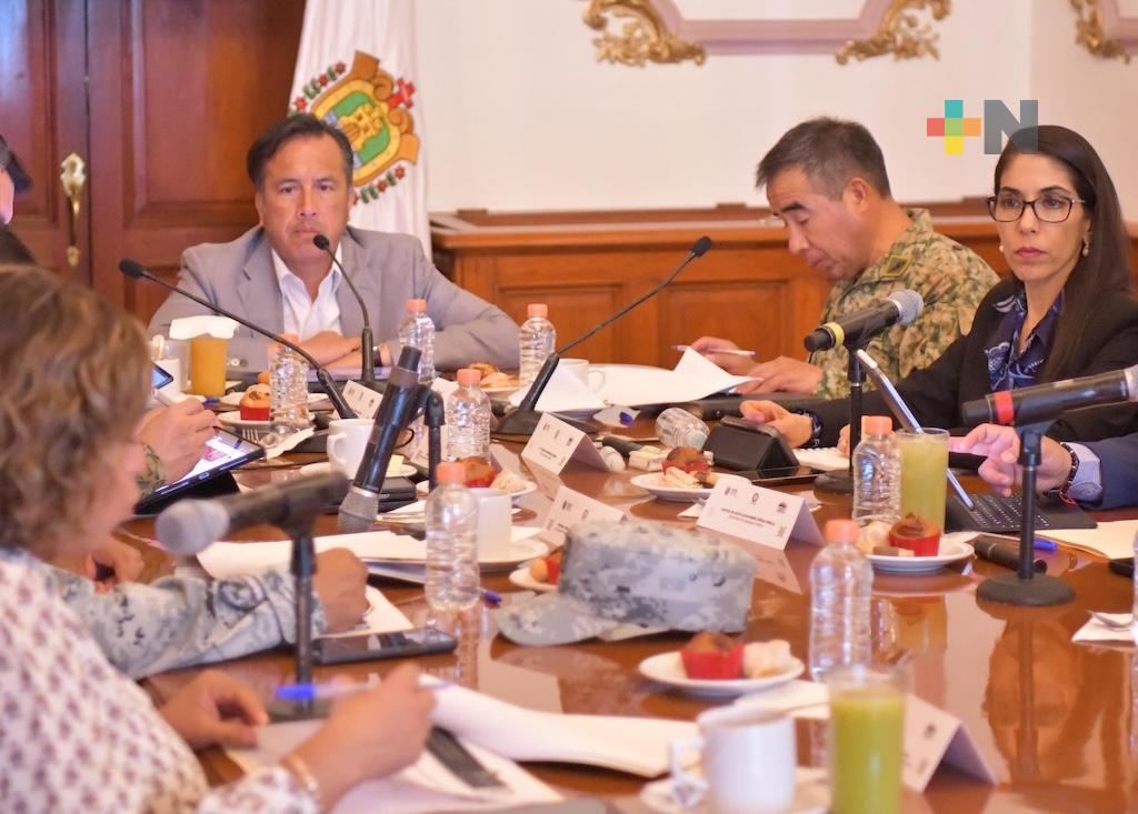 Mesa para Construcción de la Paz sesionó en Palacio de Gobierno