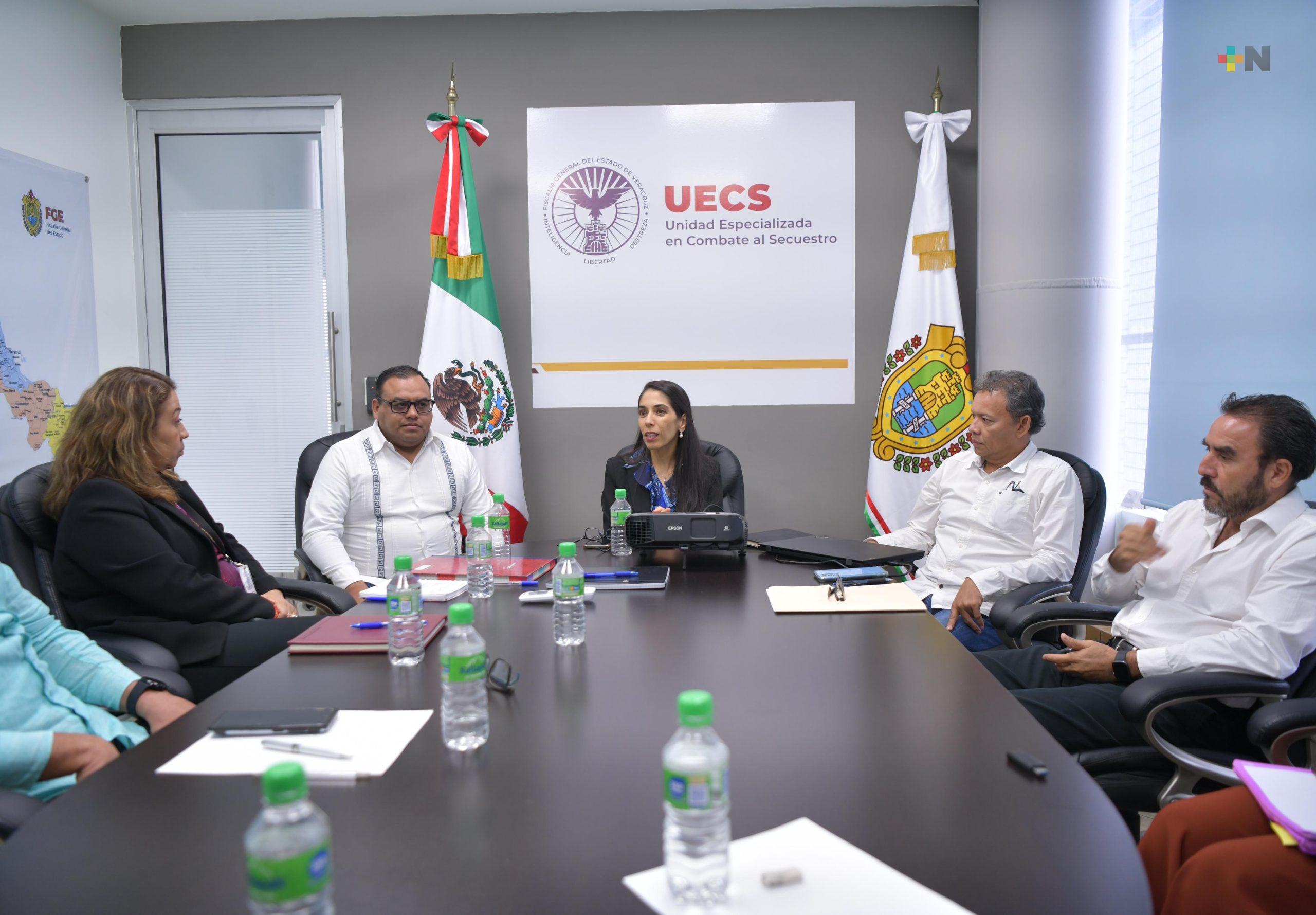 Fiscal general realiza supervisión a la Unidad Especializada en Combate al Secuestro