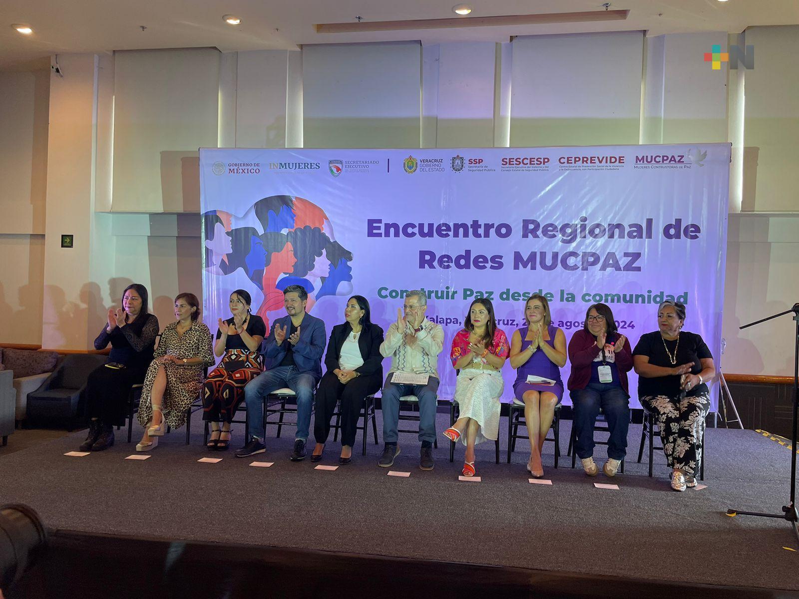 En Xalapa realizan Encuentro Regional de Redes MUCPAZ