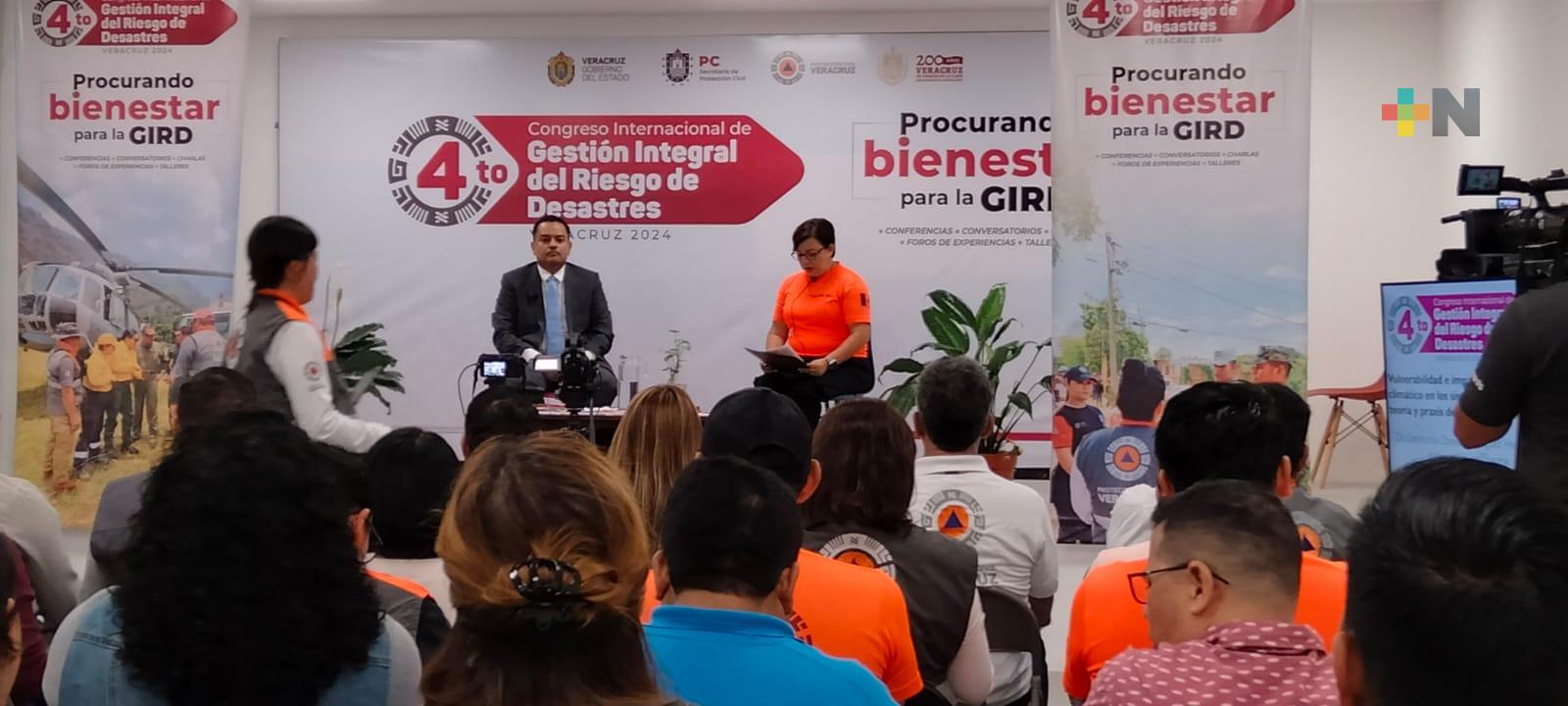 Realizan Congreso Internacional de Gestión Integral del Riesgo