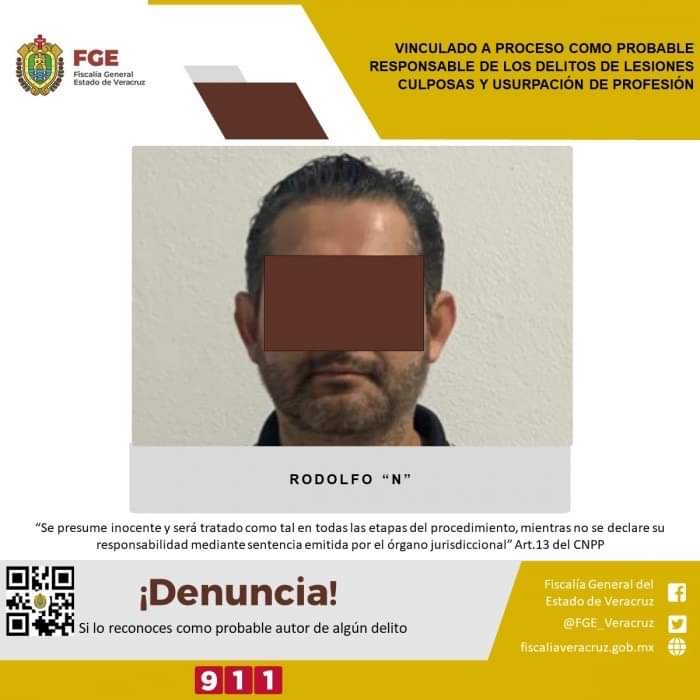Vinculado por presunta usurpación de profesión como cirujano estético