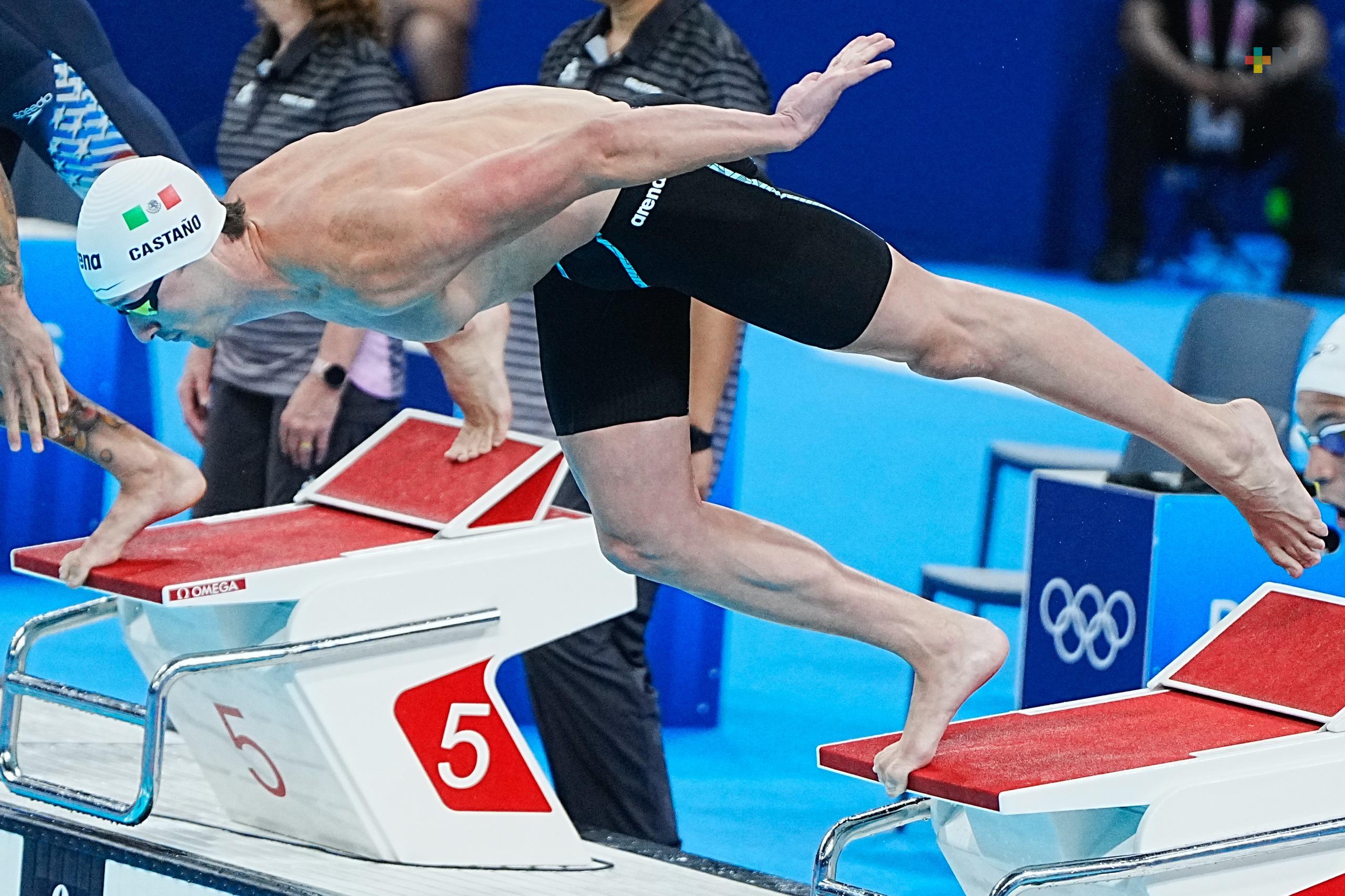 Gabriel Castaño se convierte en histórico de la natación olímpica
