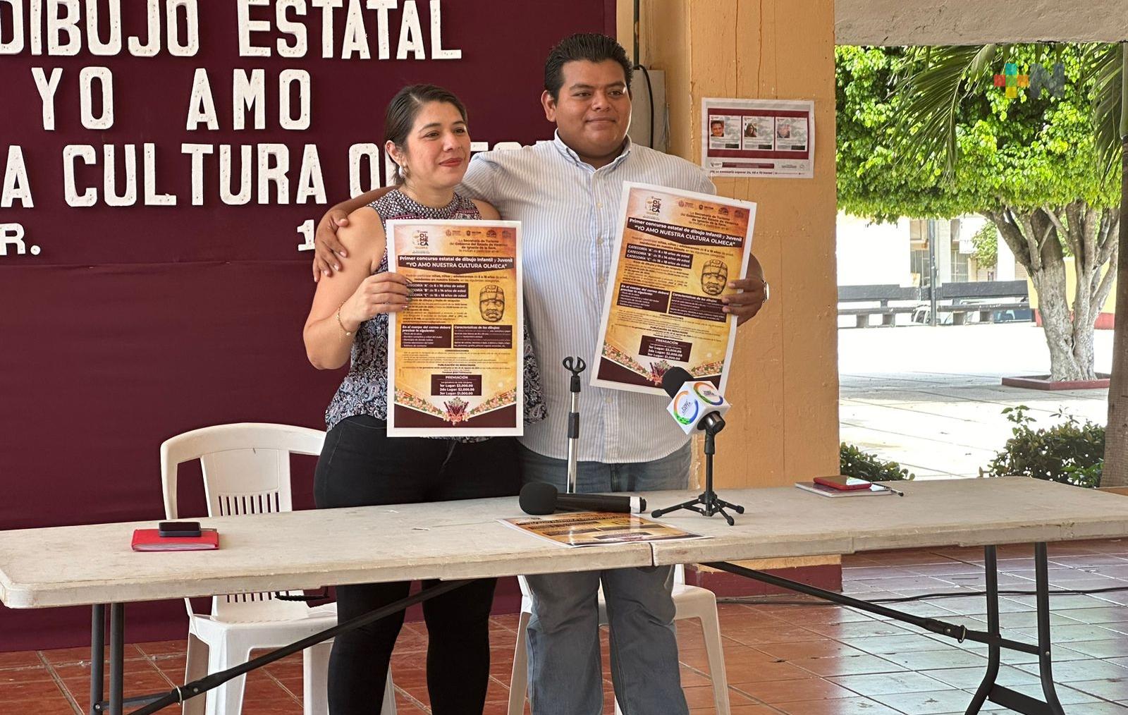 Invitan a niños y adolescentes a participar en concurso de dibujo “Yo amo nuestra cultura Olmeca”