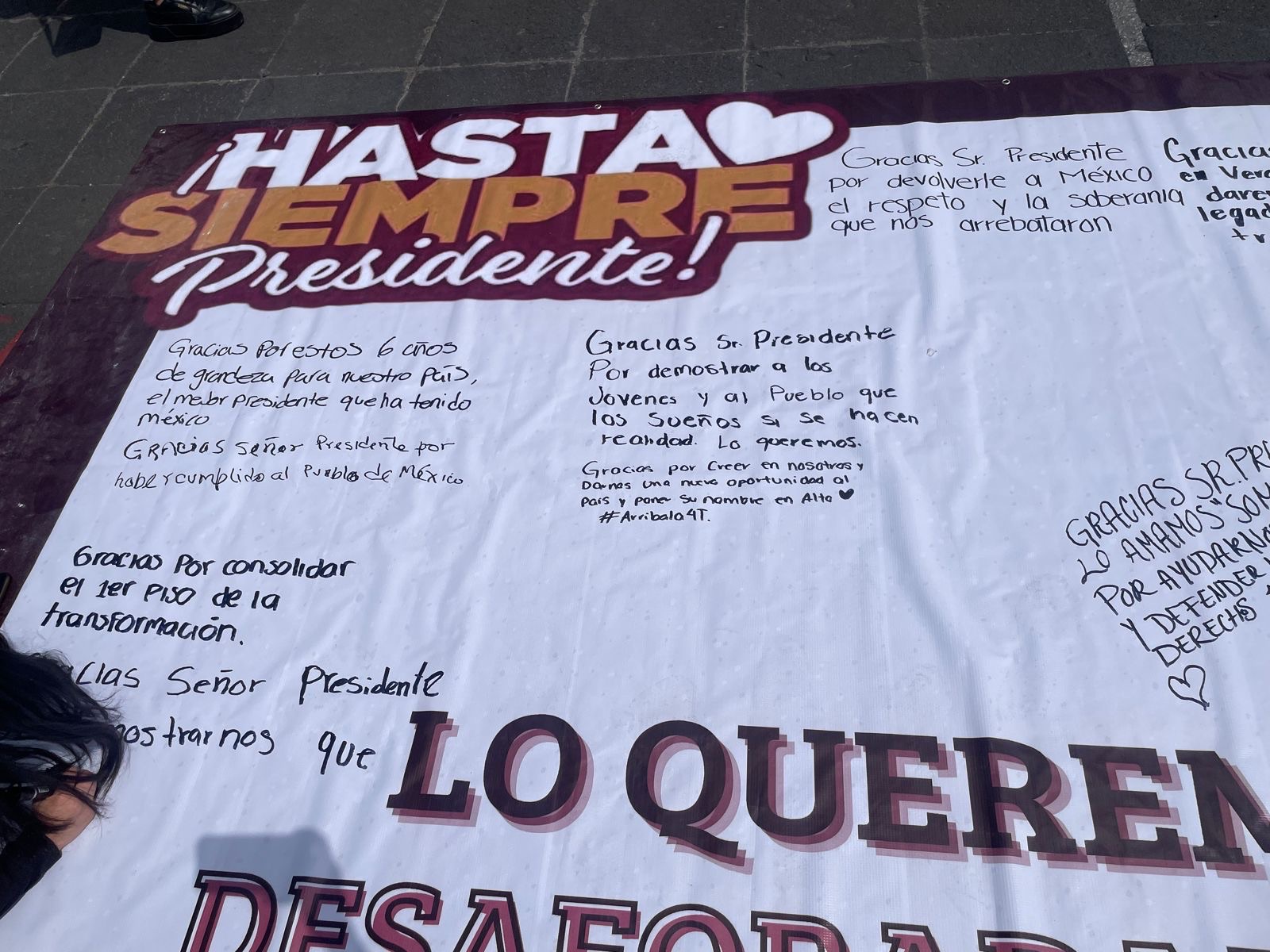 Xalapeños agradecen al presidente López Obrador por su gestión