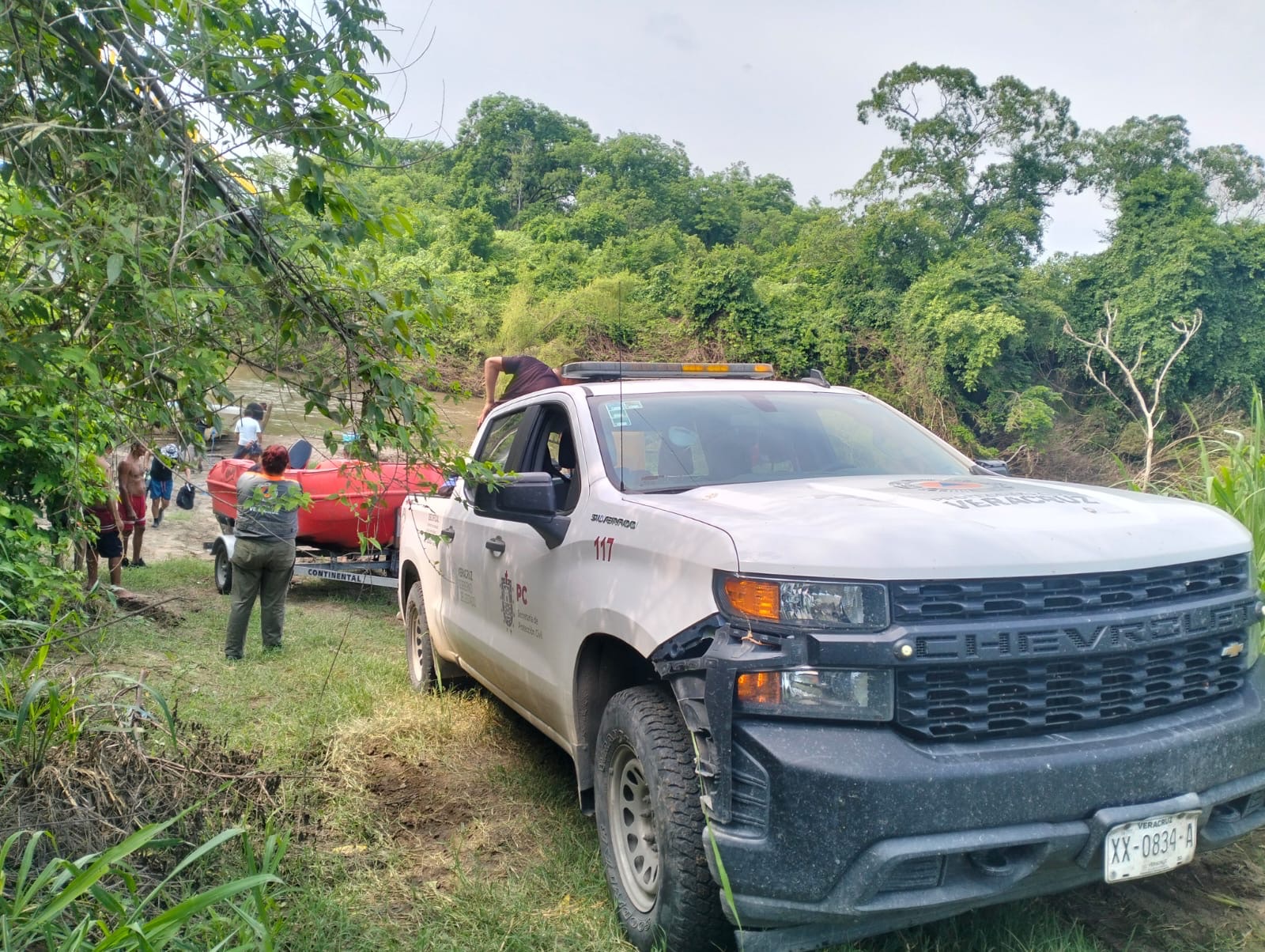 Operativo de búsqueda en Cotaxtla concluye con localización del cuerpo del menor desaparecido