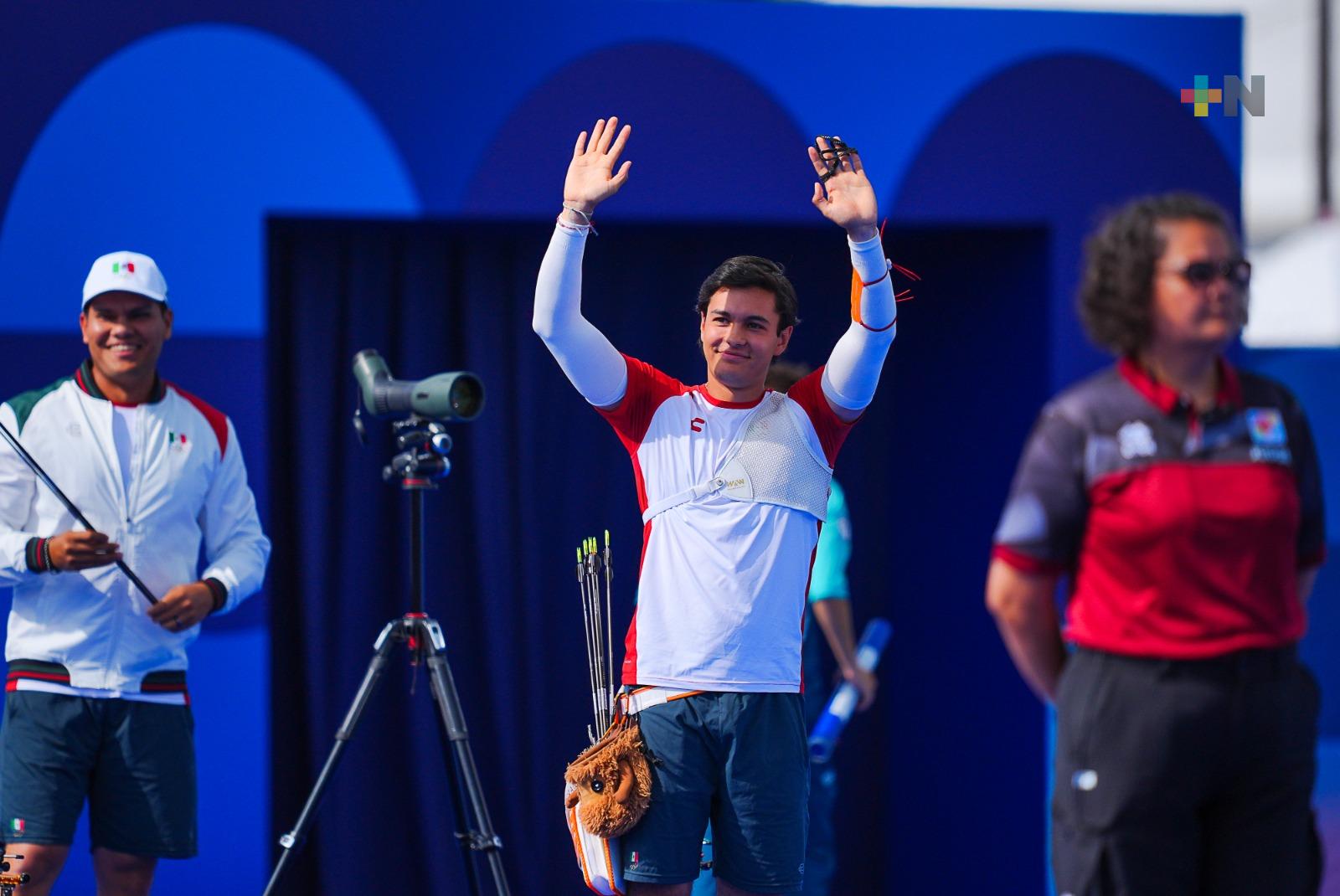 El arquero mexicano Matías Grande se quedó cerca de avanzar a cuartos de final en París 2024