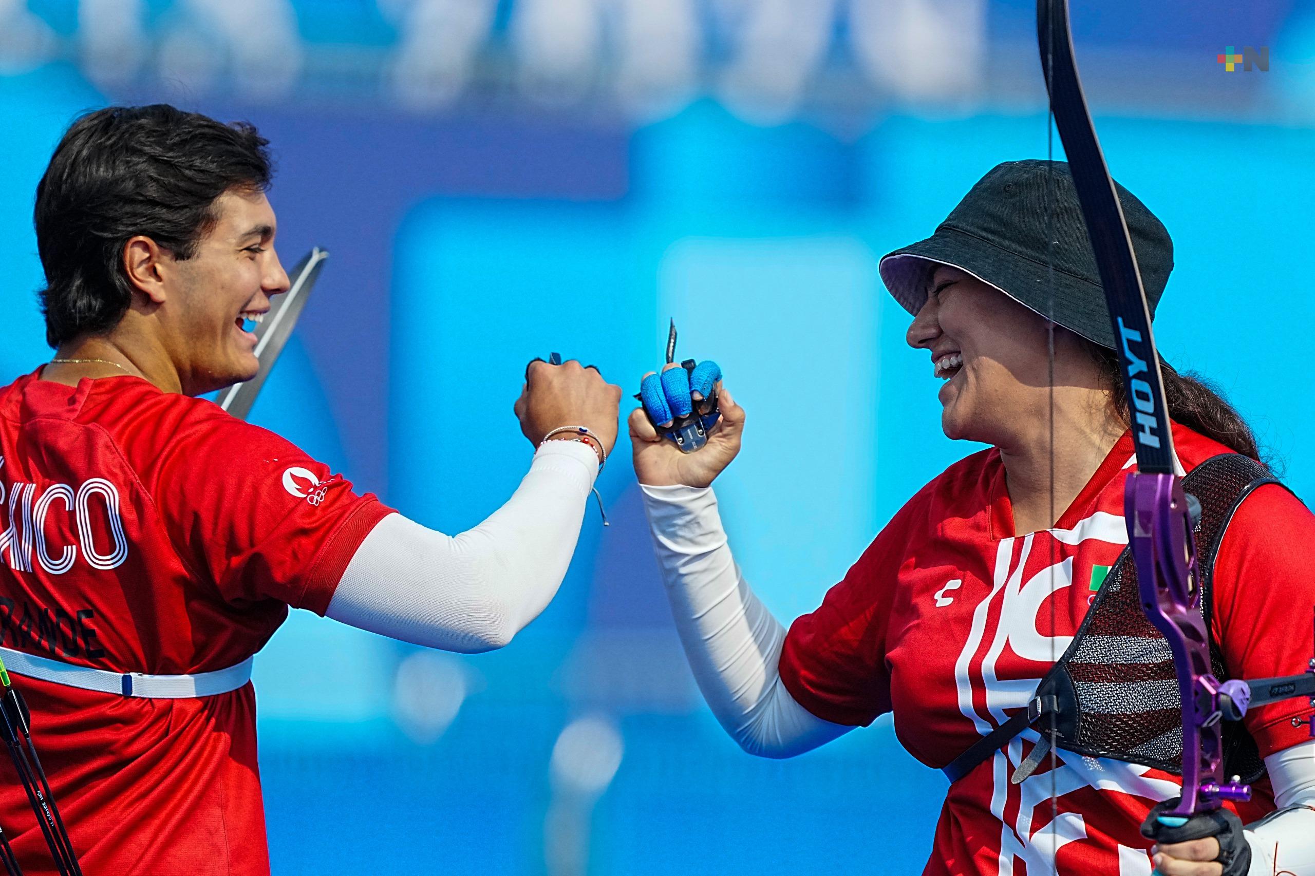 México cayó en cuartos de final en tiro con arco en Paris 2024