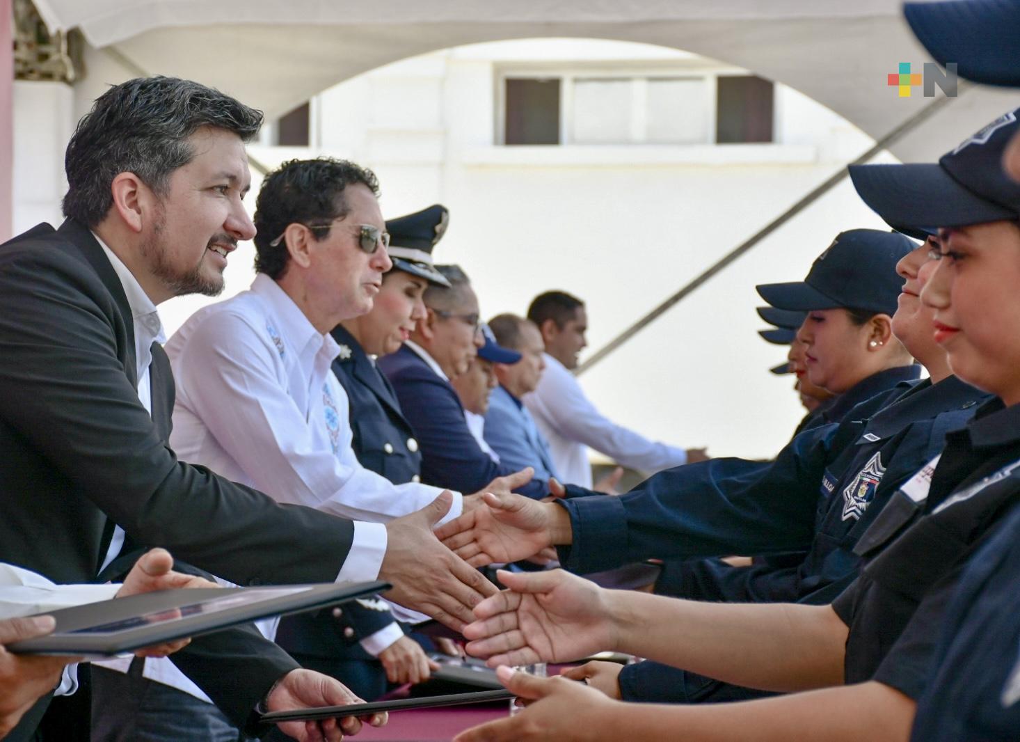 Fortalece Veracruz la seguridad pública con la profesionalización de 55 nuevos policías de proximidad