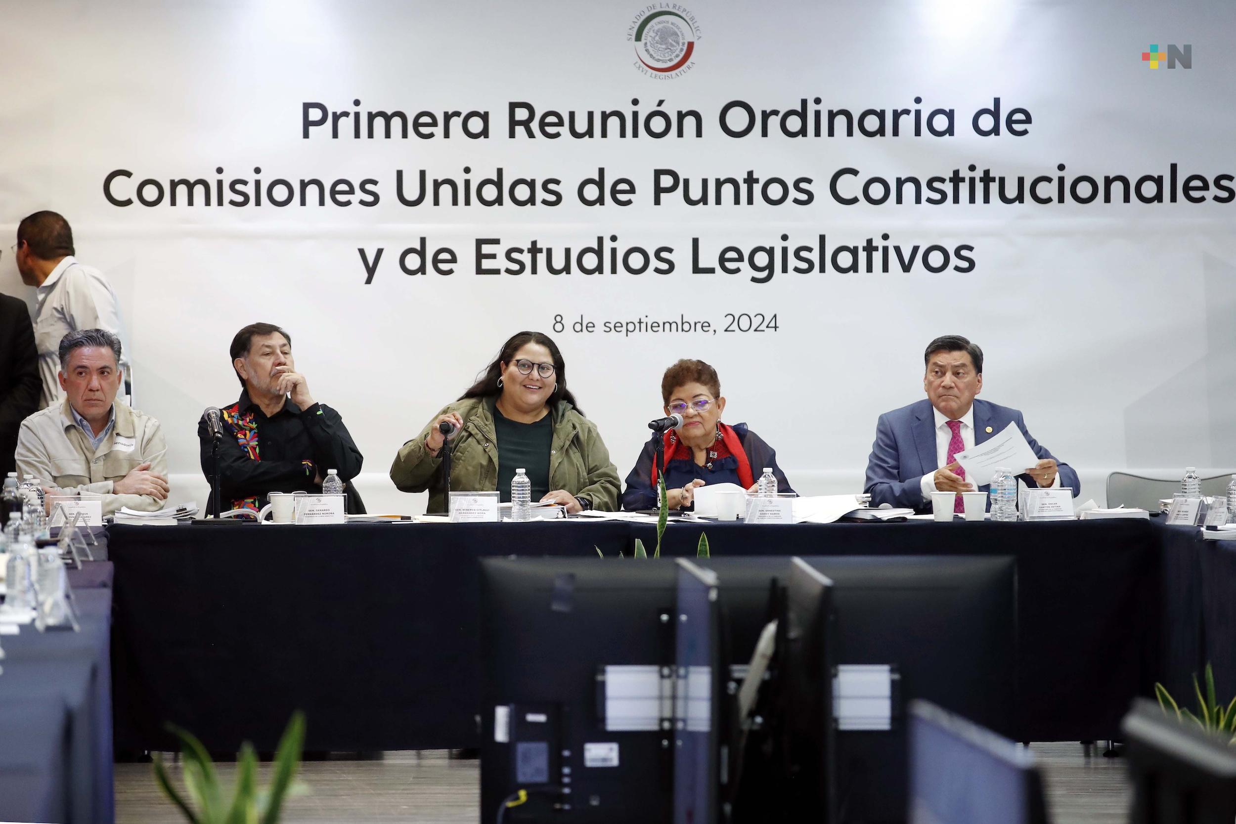 Aprobada en lo general, en comisiones del Senado la reforma al Poder Judicial