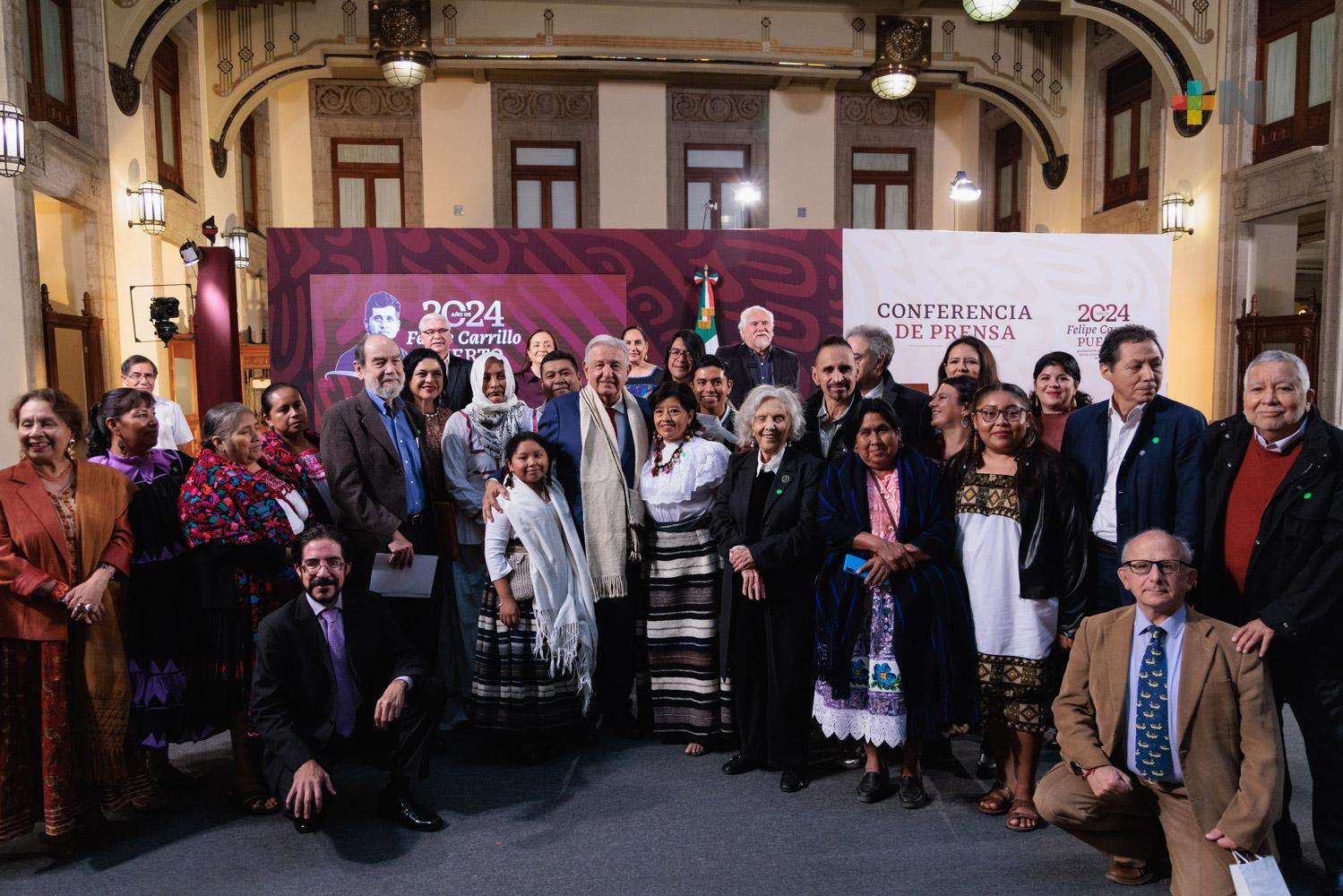 Cultura e historia sostienen el Humanismo Mexicano, afirma el presidente López Obrador