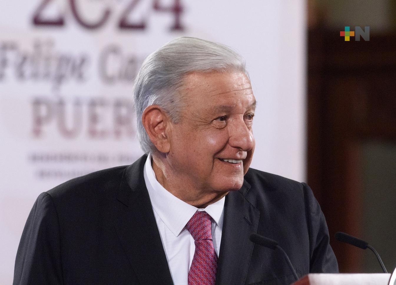 Respalda AMLO a Claudia Sheinbaum por no invitar al Rey de España a toma de posesión
