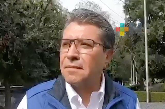Espera Ricardo Monreal que la siguiente semana puedan sesionar en la Cámara de Diputados