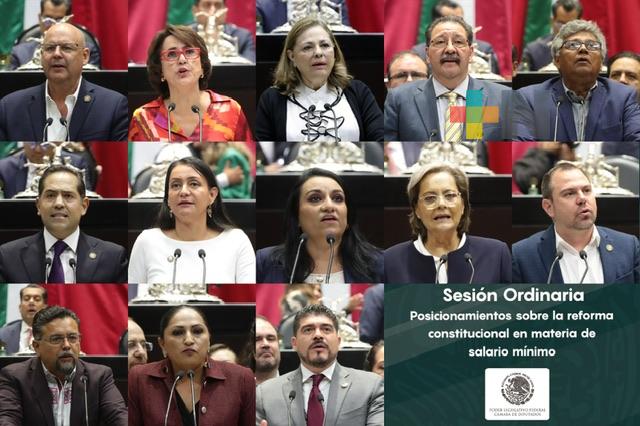 Diputadas y diputados emiten postura sobre reforma para que salario mínimo nunca esté por debajo de la inflación