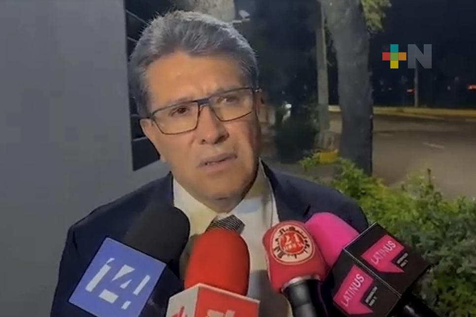 Confía Ricardo Monreal que toma de protesta de Claudia Sheinbaum sea sobria, republicana y respetuosa