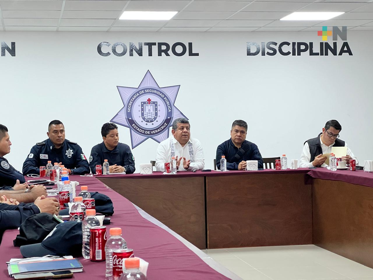 Titular de SSP se reunió con mandos operativos de la región y miembros del Observatorio Ciudadano del Centro