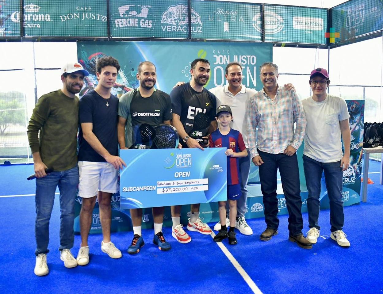 Todo un éxito el Torneo Internacional de Pádel «Don Justo Mi Veracruz»: Iván Martínez