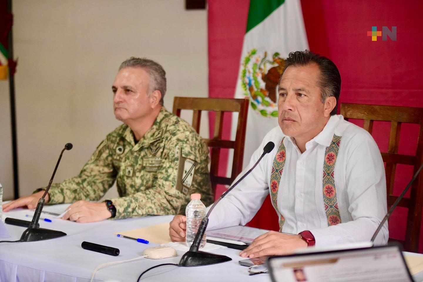 Encabeza Cuitláhuac García la Mesa de Coesconpaz en Minatitlán