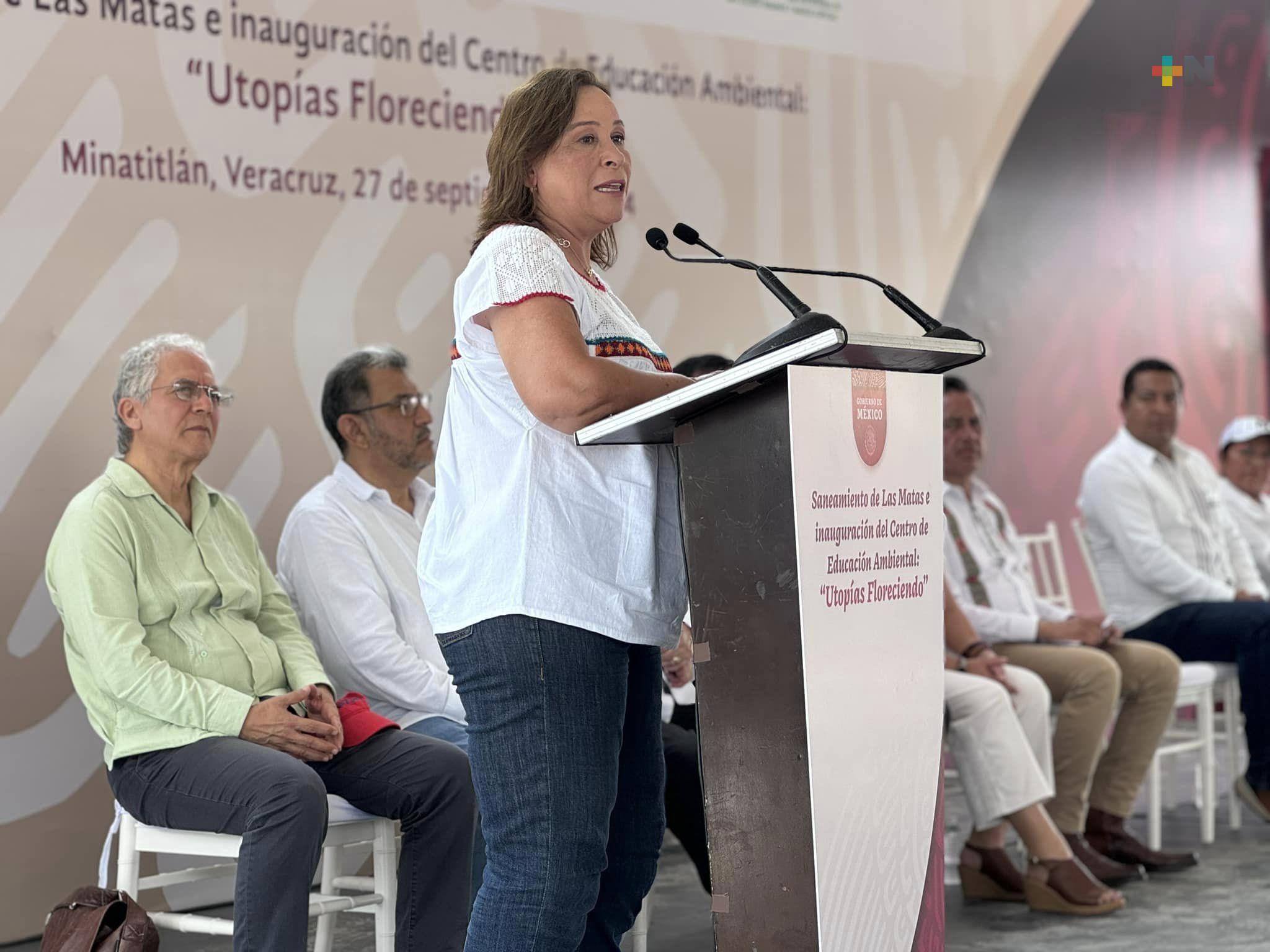 Rocío Nahle dará continuidad y fortalecerá proyectos ambientales en el estado