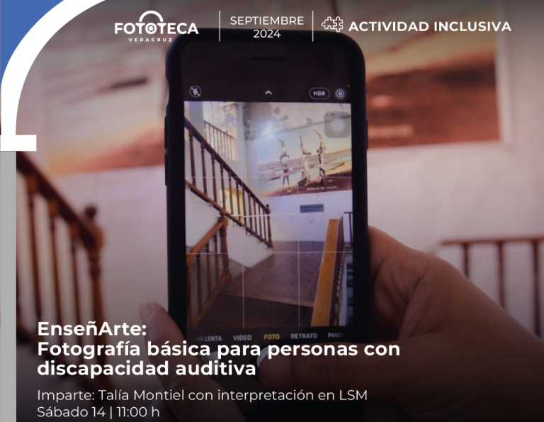 Presenta Secver talleres en la Fototeca de Veracruz