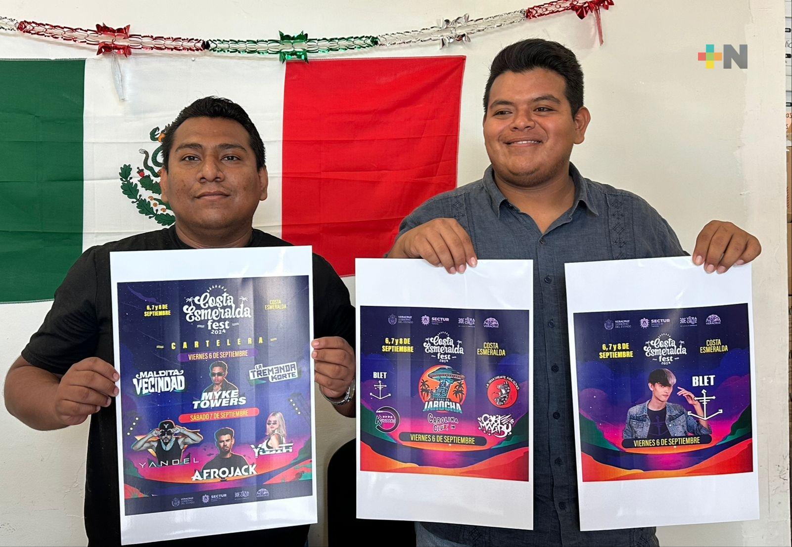 Agrupaciones musicales de Coatzacoalcos participarán en Costa Esmeralda Fest