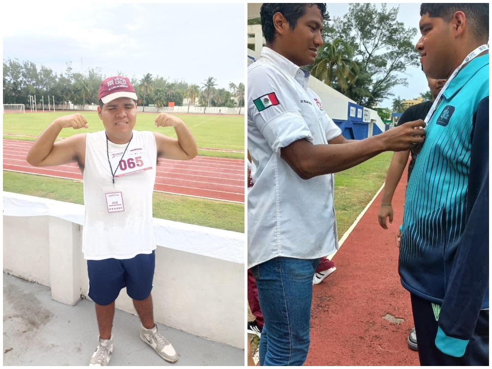 Joven deportista busca apoyo para competir en lanzamiento de bala y jabalina