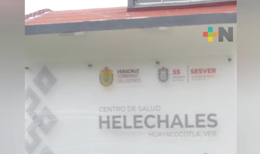 Sesver entrega clínica rehabilitada en Huayacocotla