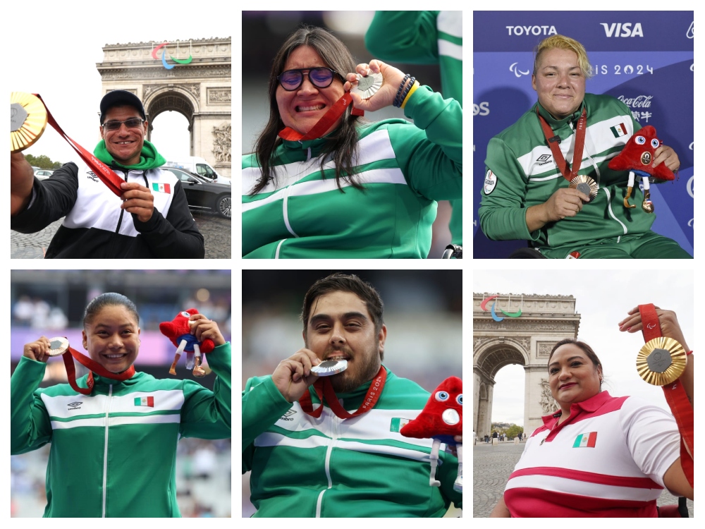 Cierra México con seis preseas en el para atletismo de París 2024