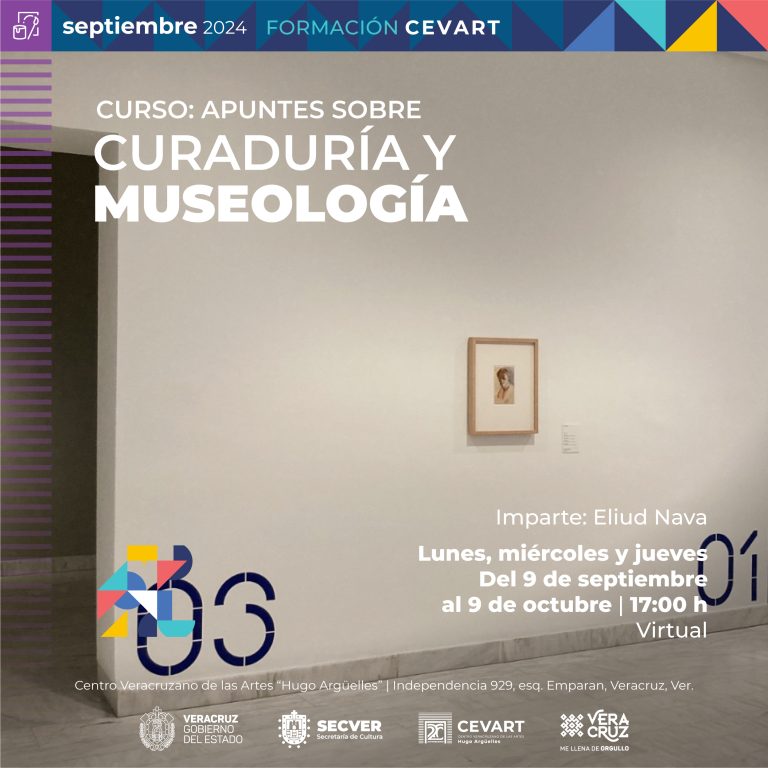 Invitan al curso virtual Apuntes sobre curaduría y museología