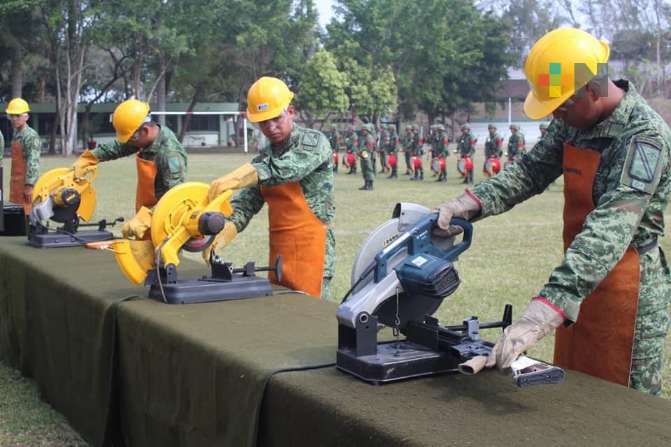 Destruye Ejército Mexicano más de 100 armas en Tuxpan